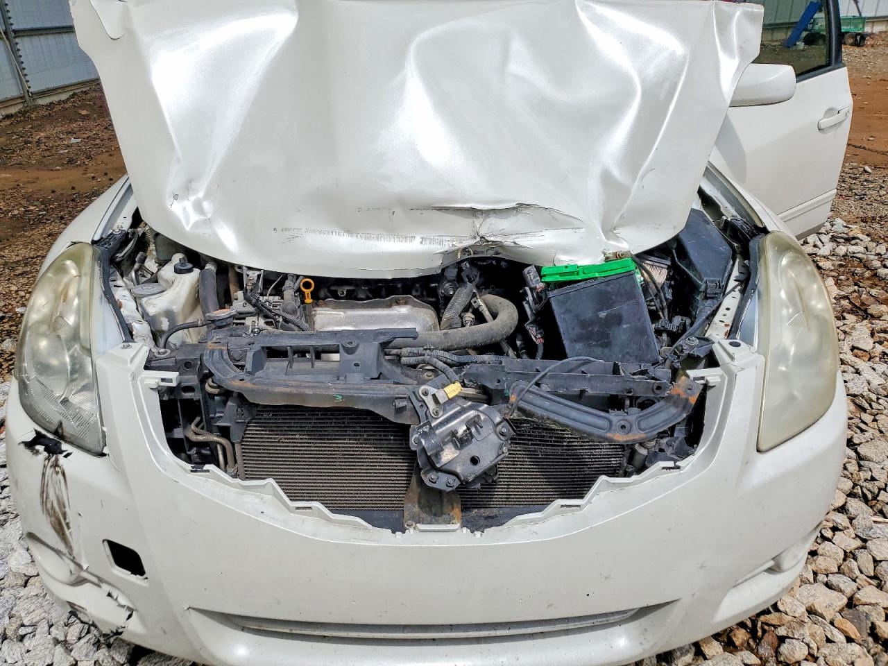 2012 Nissan Altima 2.5 White vin: 1N4AL2AP7CN525248