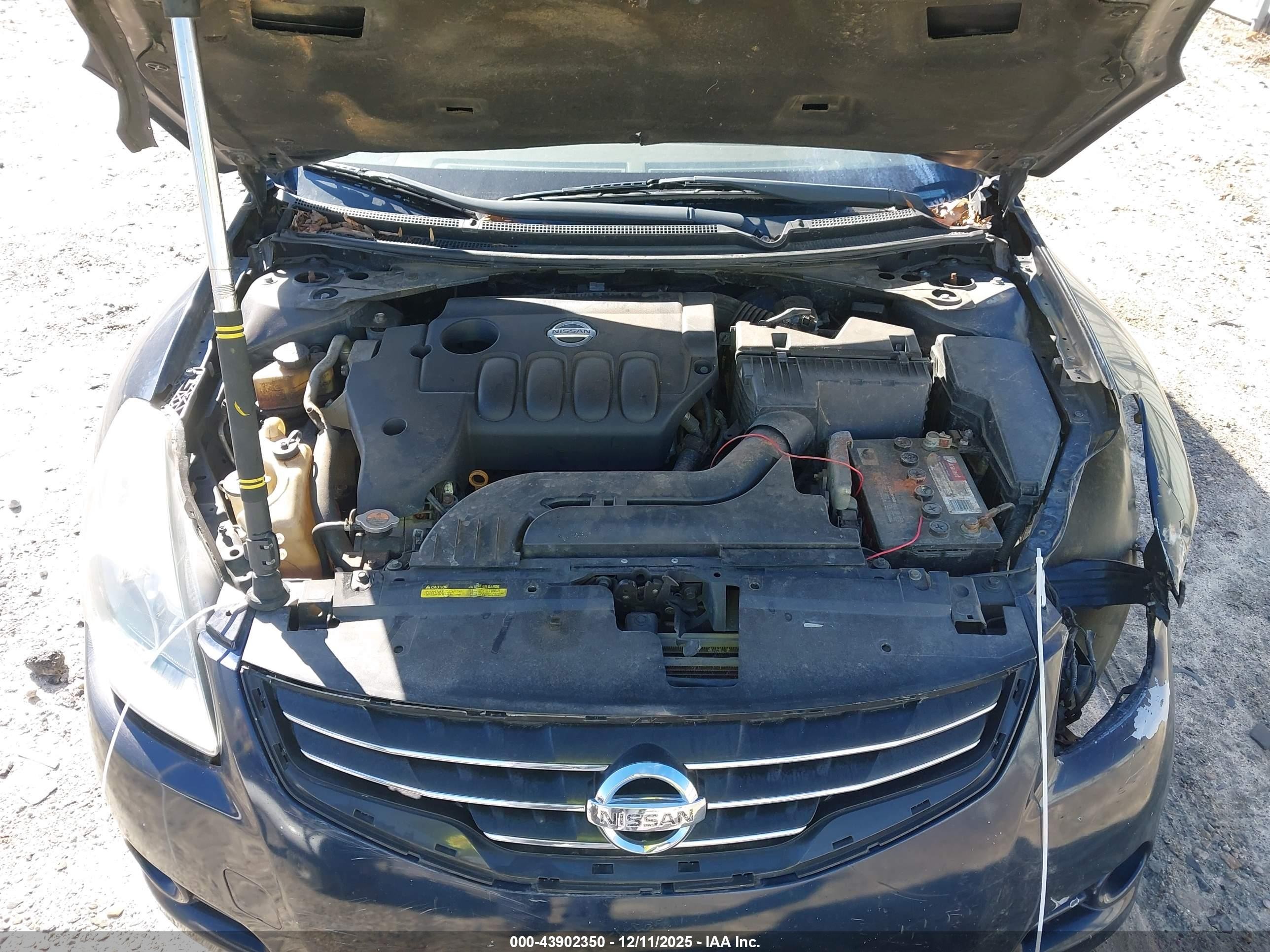 2012 Nissan Altima 2.5 S Blue vin: 1N4AL2AP7CN531423