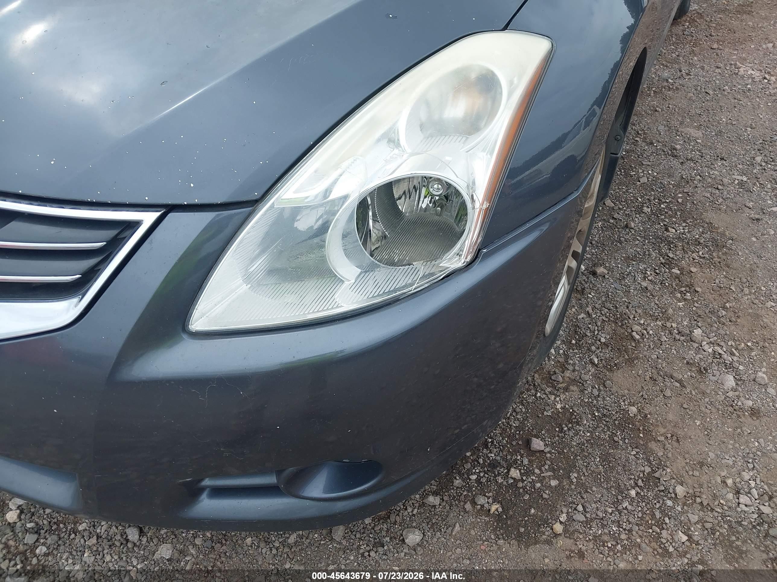 2012 Nissan Altima 2.5 S Черный vin: 1N4AL2AP7CN534189