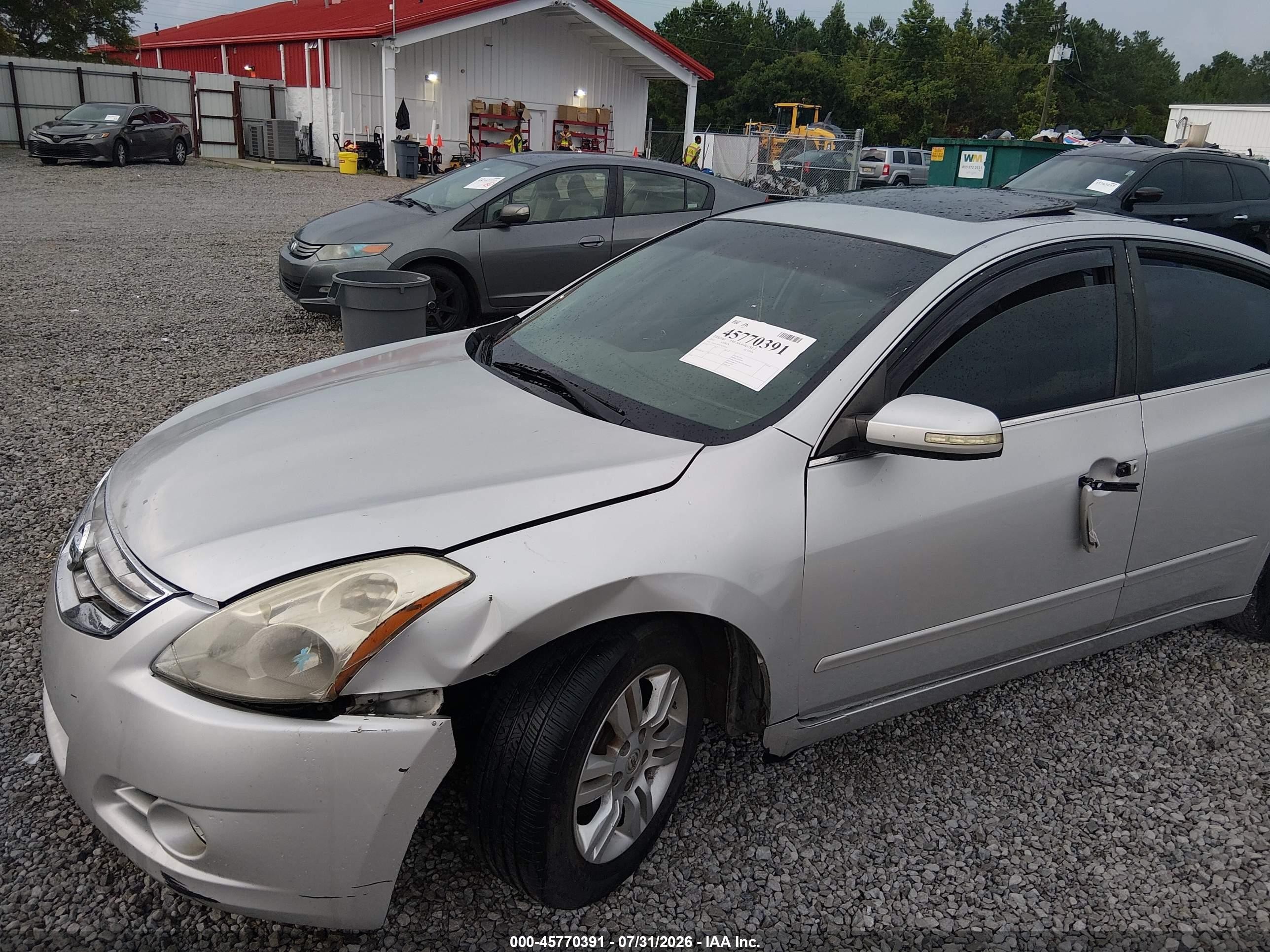2012 Nissan Altima 2.5 S Серебряный vin: 1N4AL2AP7CN534306