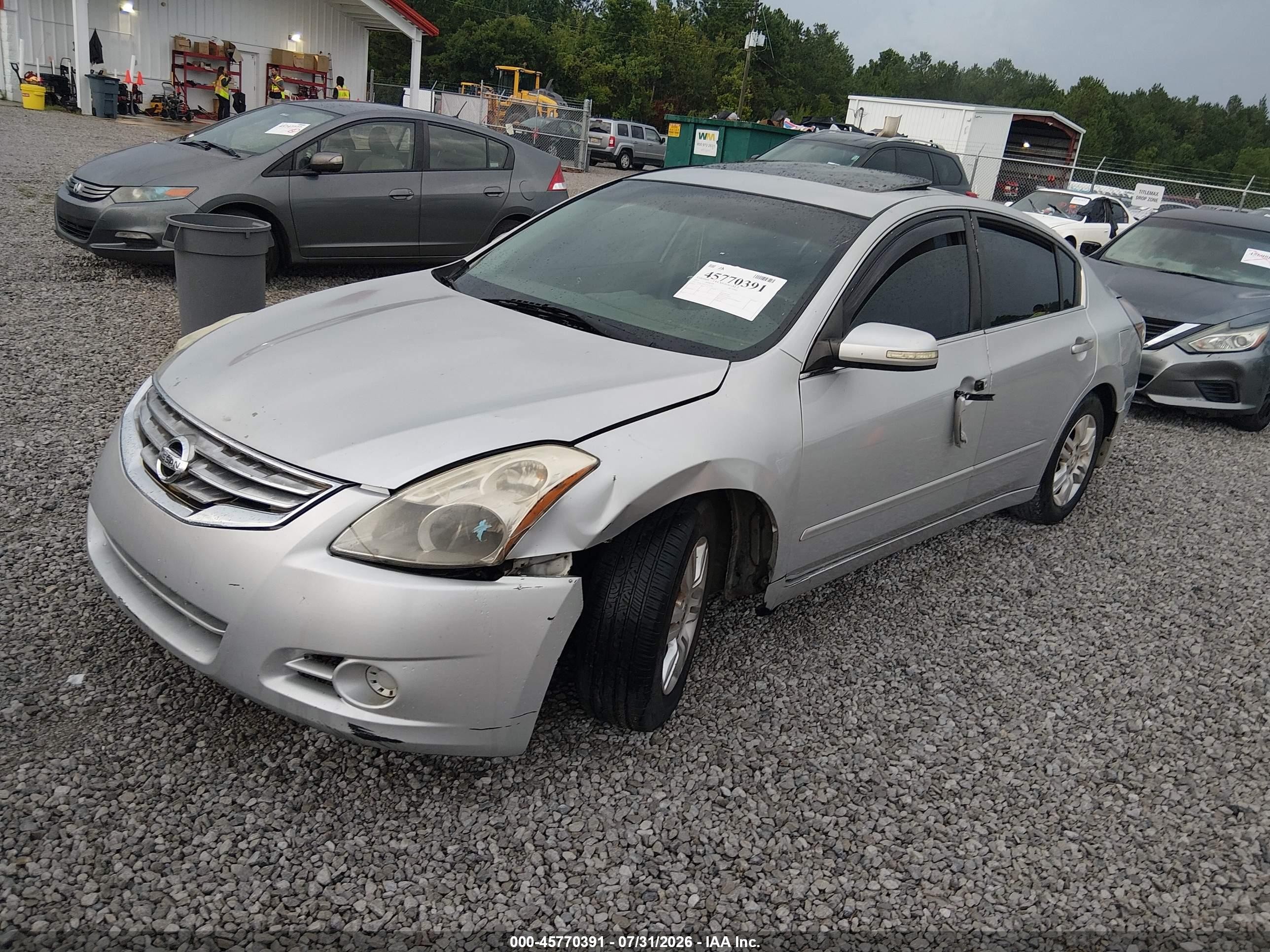 2012 Nissan Altima 2.5 S Серебряный vin: 1N4AL2AP7CN534306