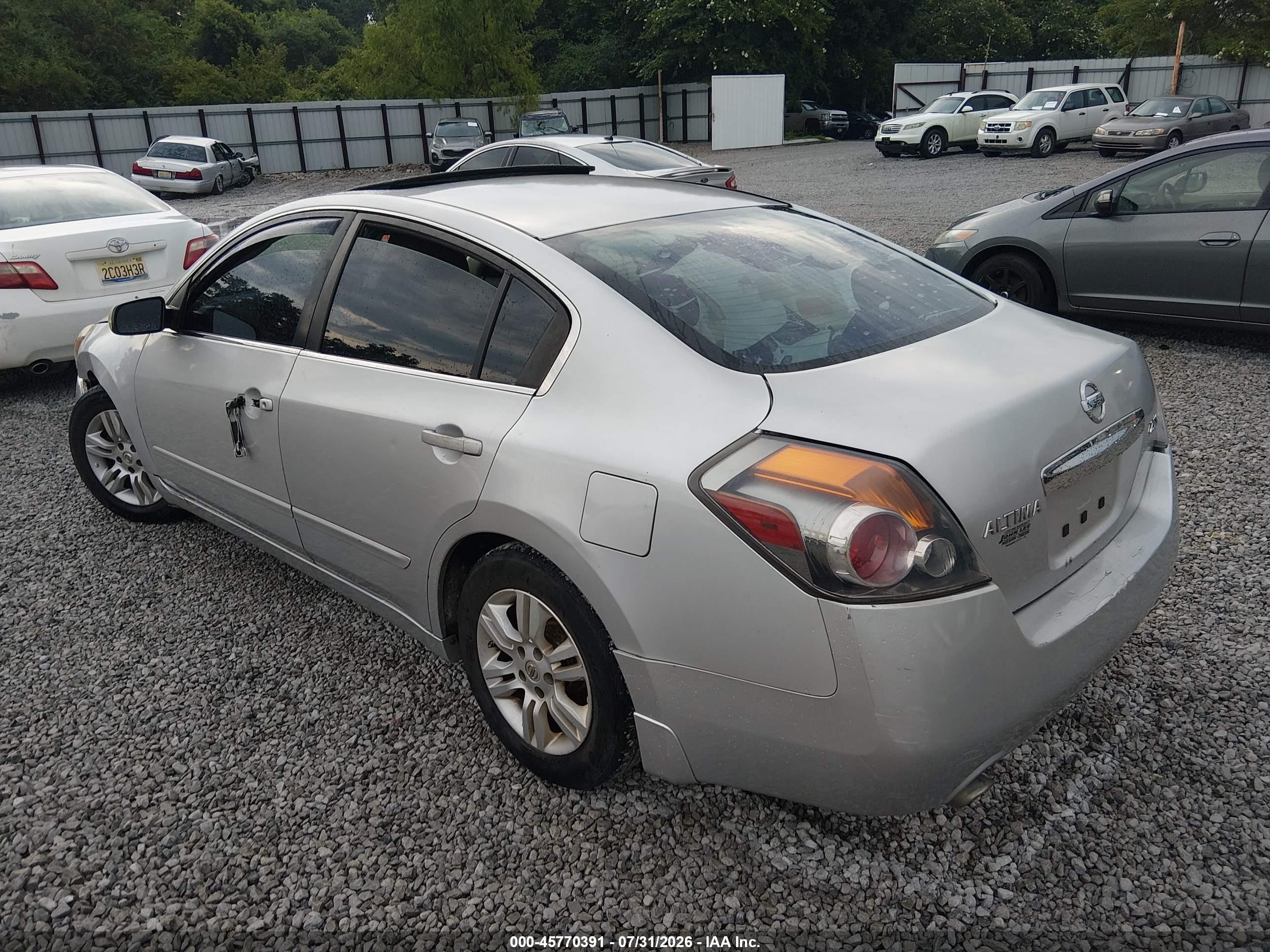 2012 Nissan Altima 2.5 S Серебряный vin: 1N4AL2AP7CN534306