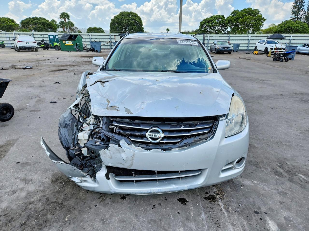 2012 Nissan Altima 2.5 Silver vin: 1N4AL2AP7CN552921
