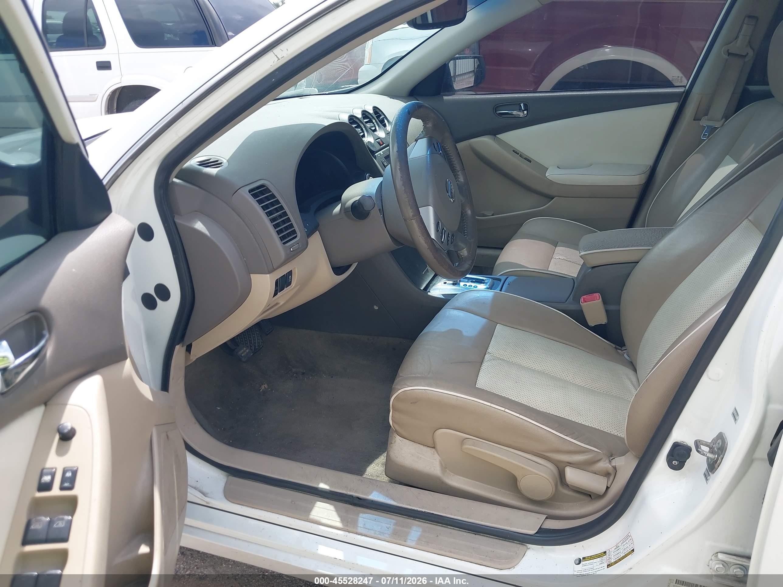 2012 Nissan Altima 2.5 S White vin: 1N4AL2AP7CN569024