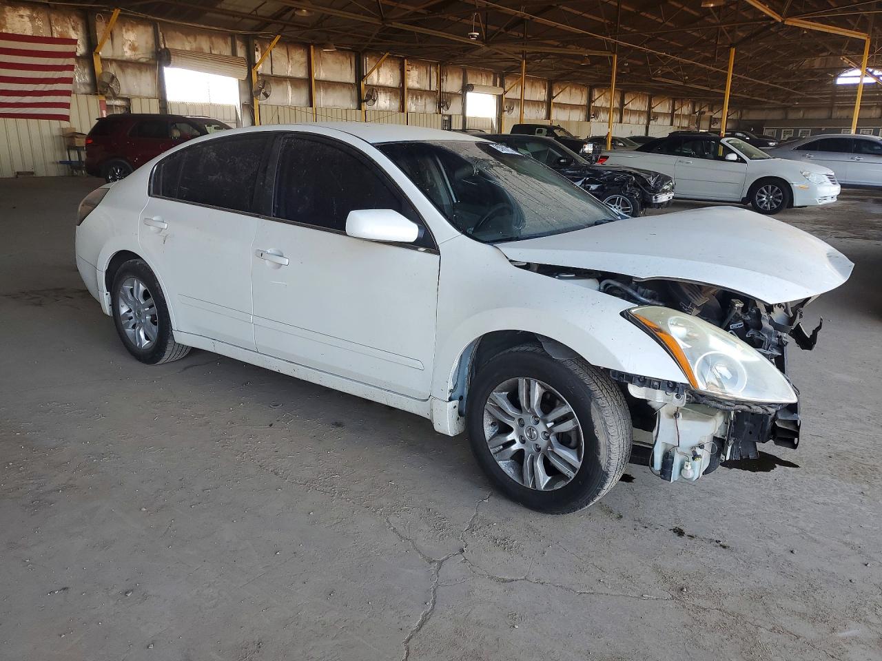 2012 Nissan Altima 2.5 White vin: 1N4AL2AP7CN577222
