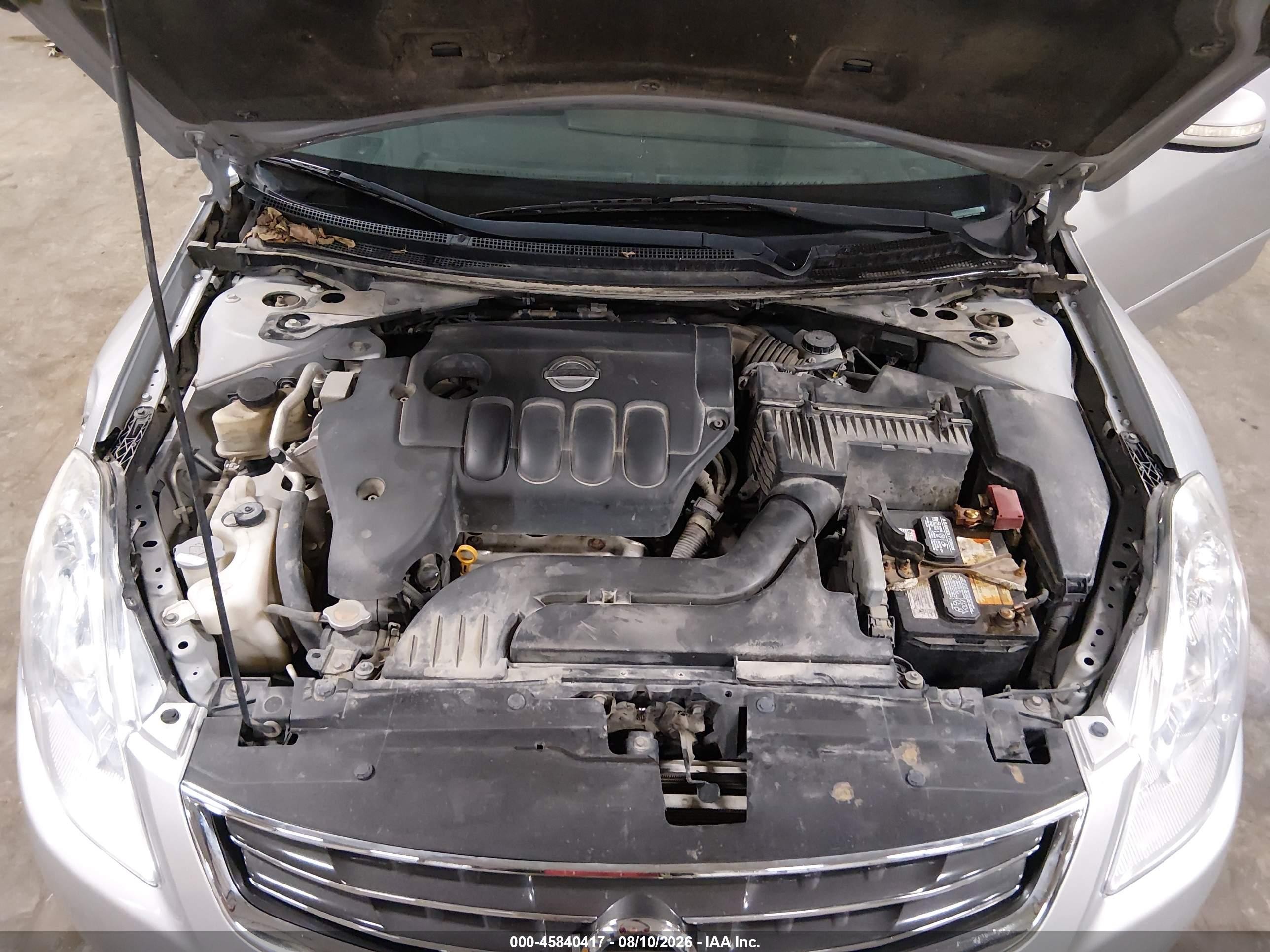 2010 Nissan Altima 2.5 S Silver vin: 1N4AL2AP8AC165500