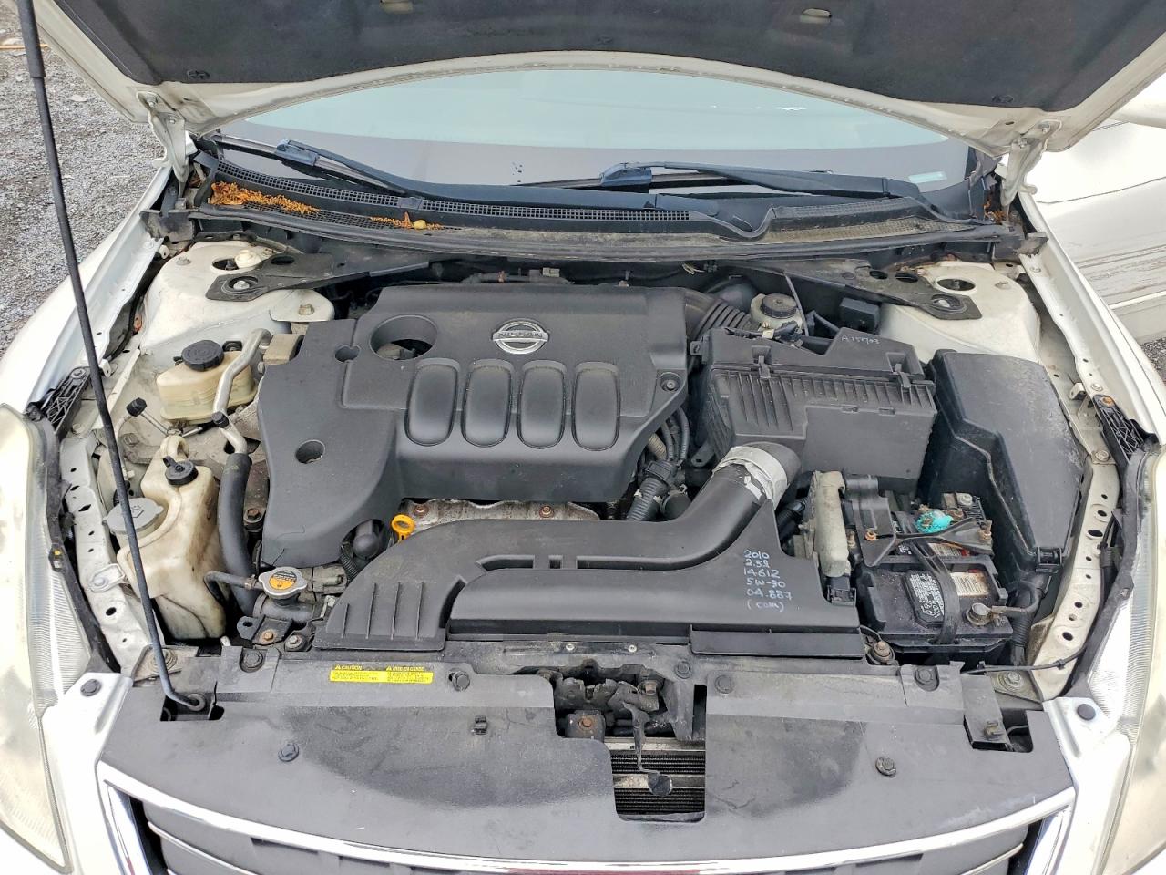 2010 Nissan Altima 2.5 White vin: 1N4AL2AP8AC181518