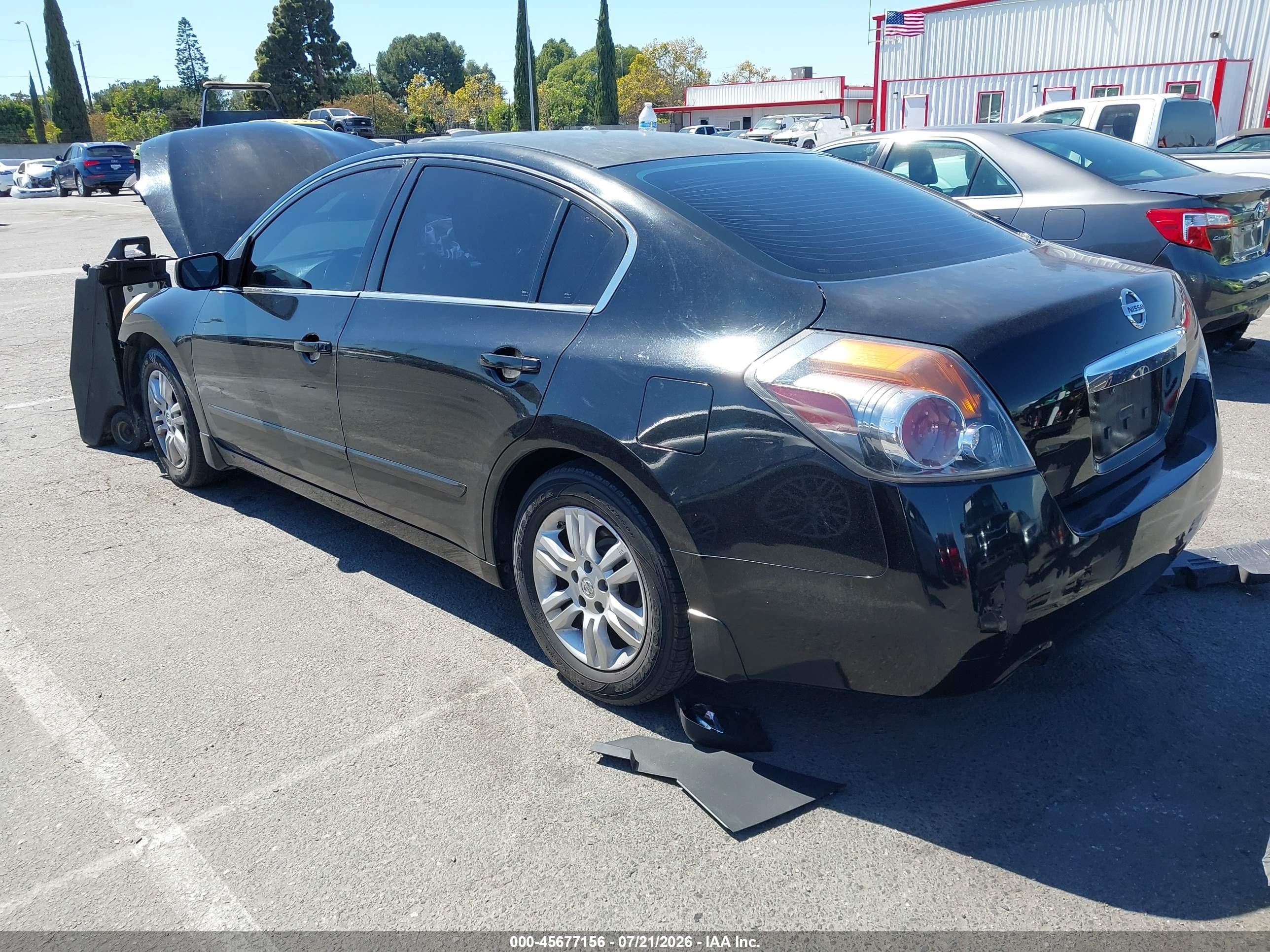 2010 Nissan Altima 2.5 S Black vin: 1N4AL2AP8AN448824