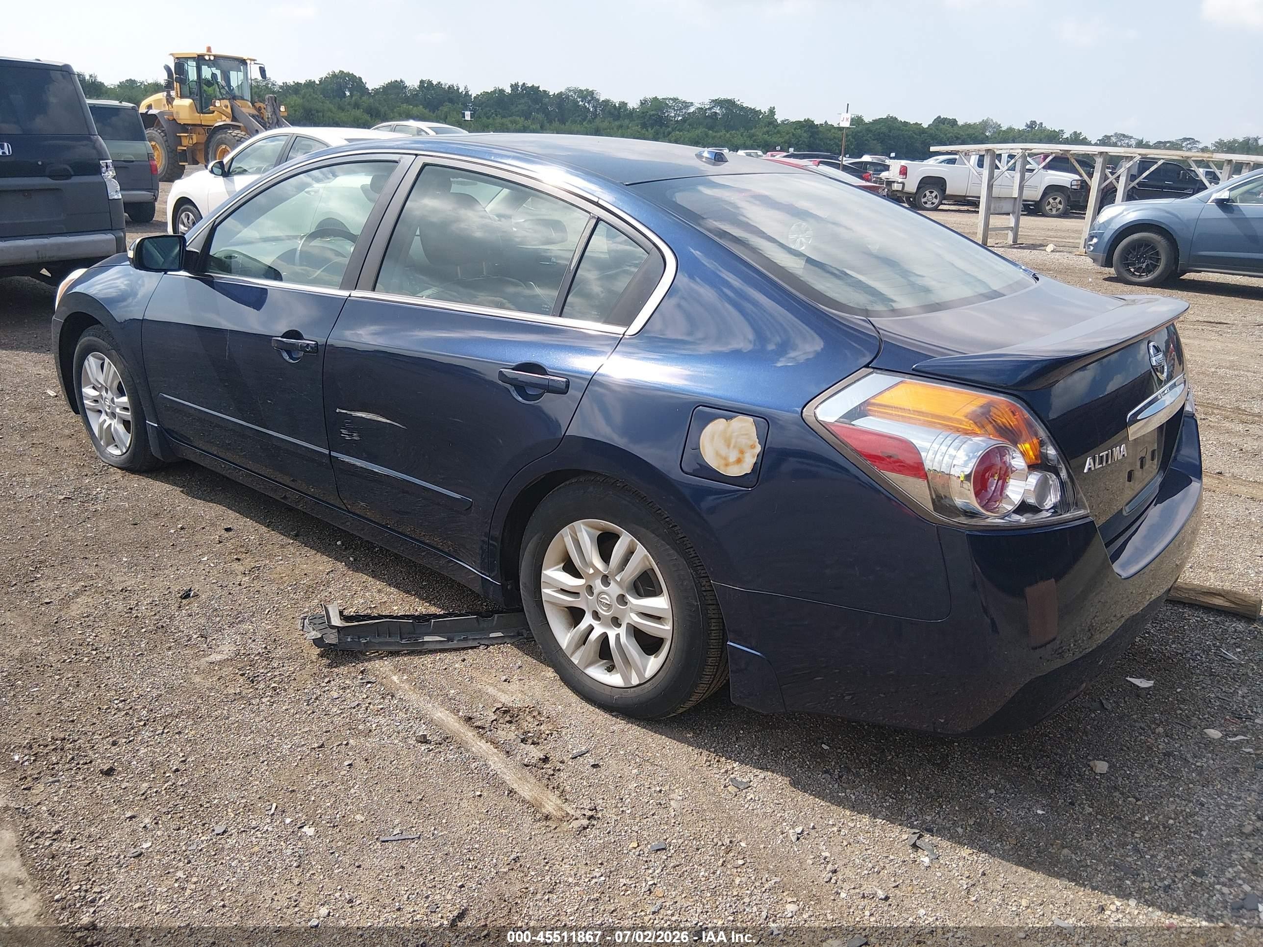 2010 Nissan Altima 2.5 S Blue vin: 1N4AL2AP8AN449374