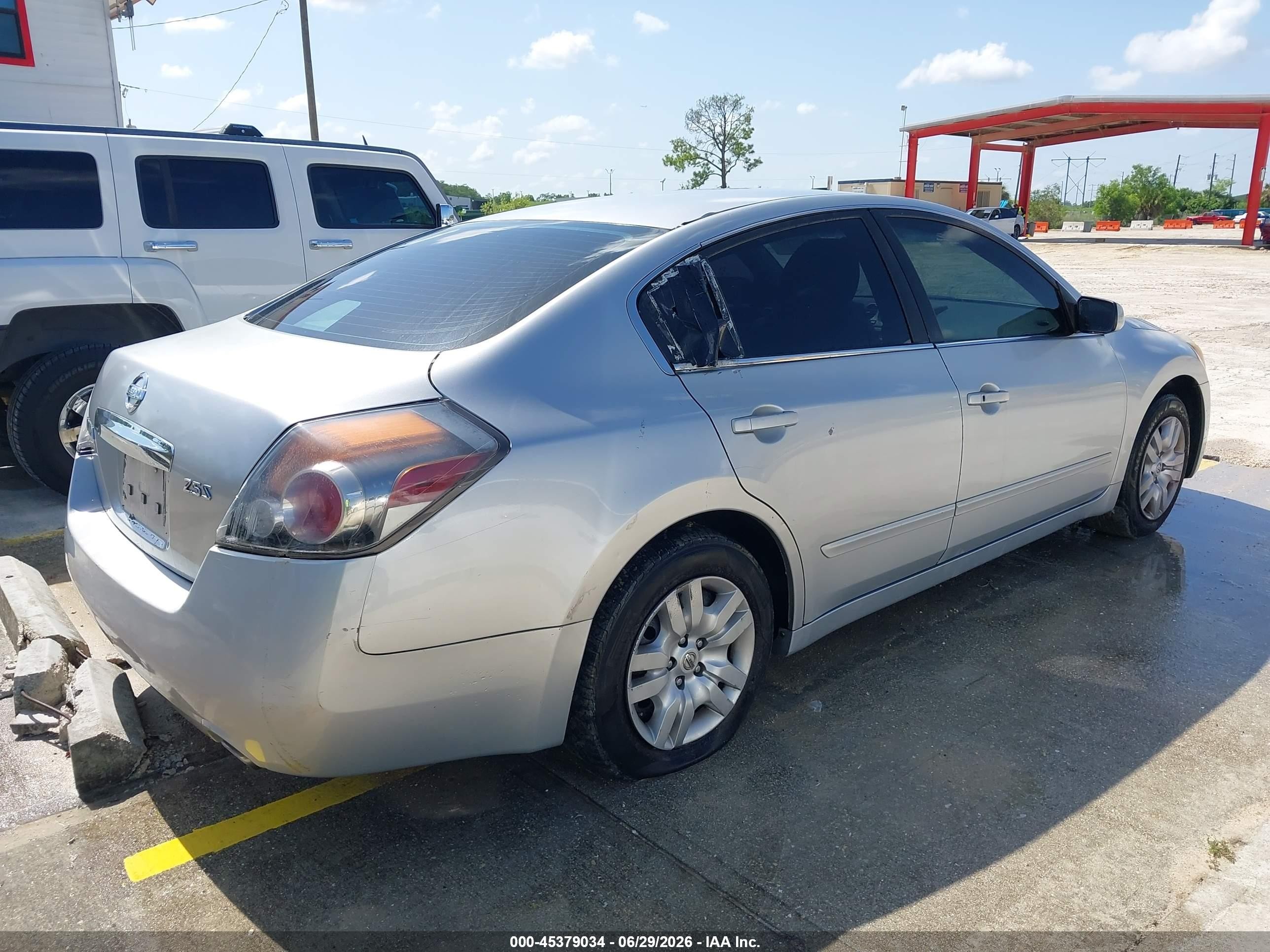 2010 Nissan Altima 2.5 S Silver vin: 1N4AL2AP8AN458463
