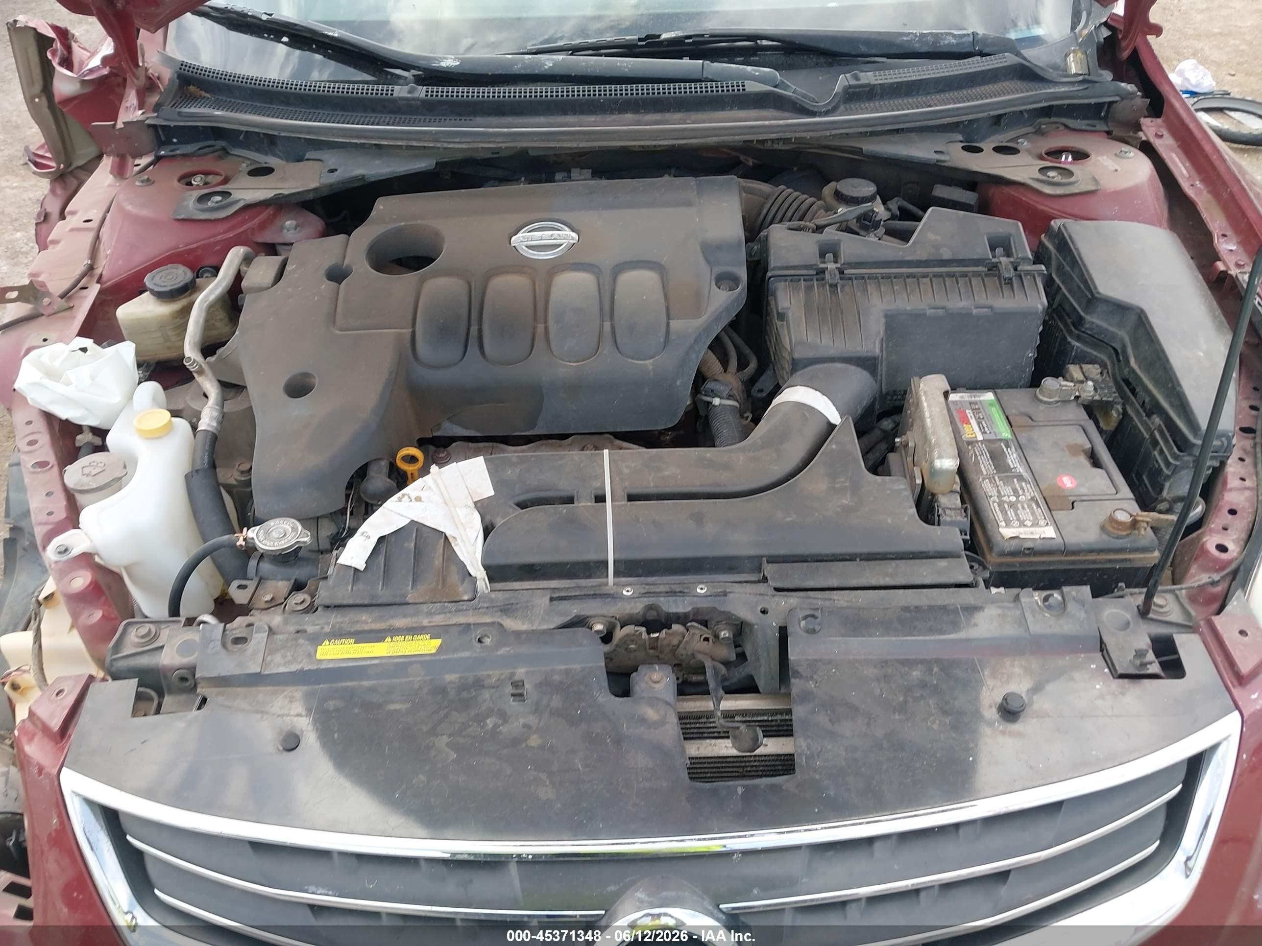 2010 Nissan Altima 2.5 S Red vin: 1N4AL2AP8AN465798