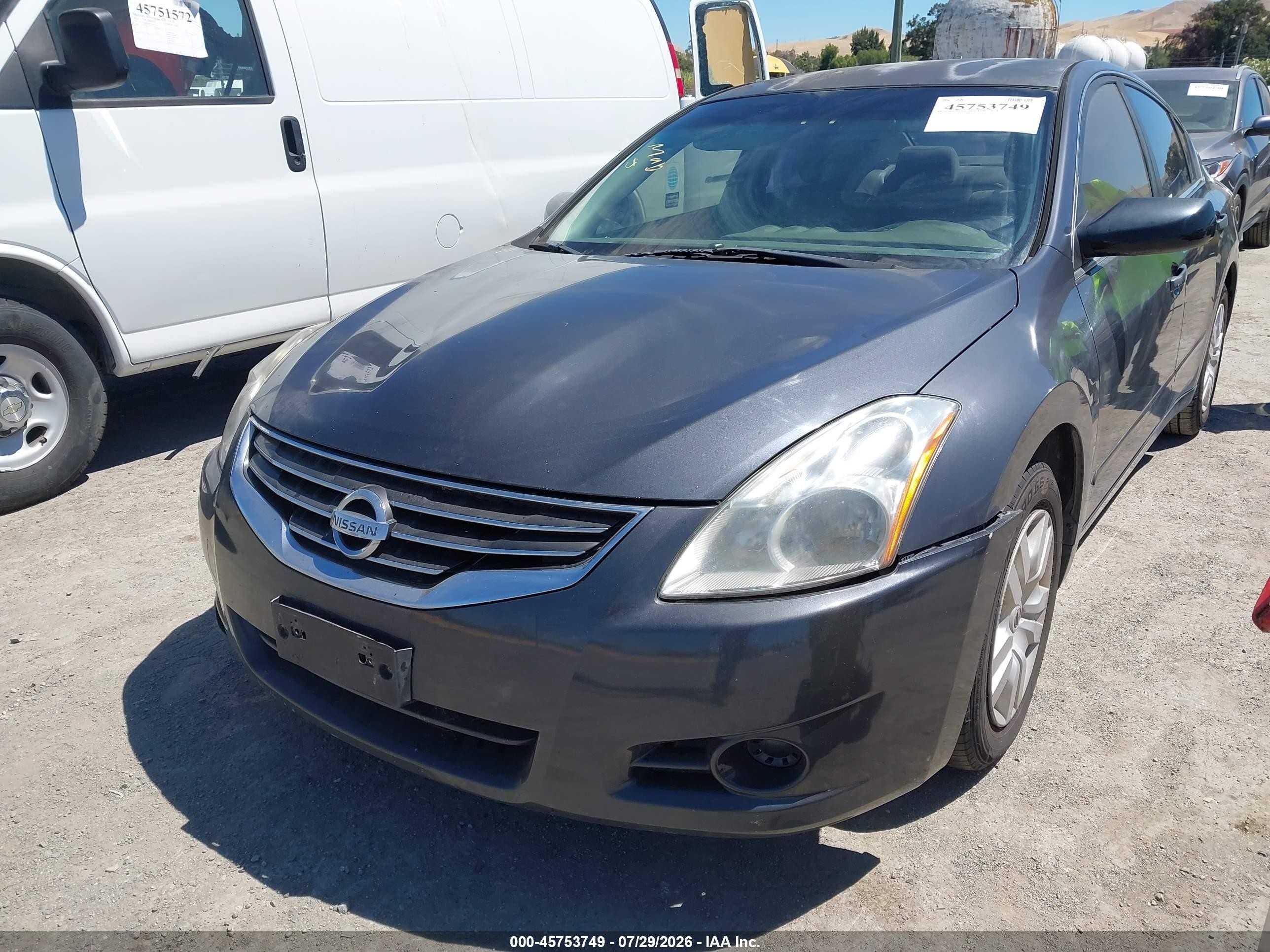2010 Nissan Altima 2.5 Gray vin: 1N4AL2AP8AN486540