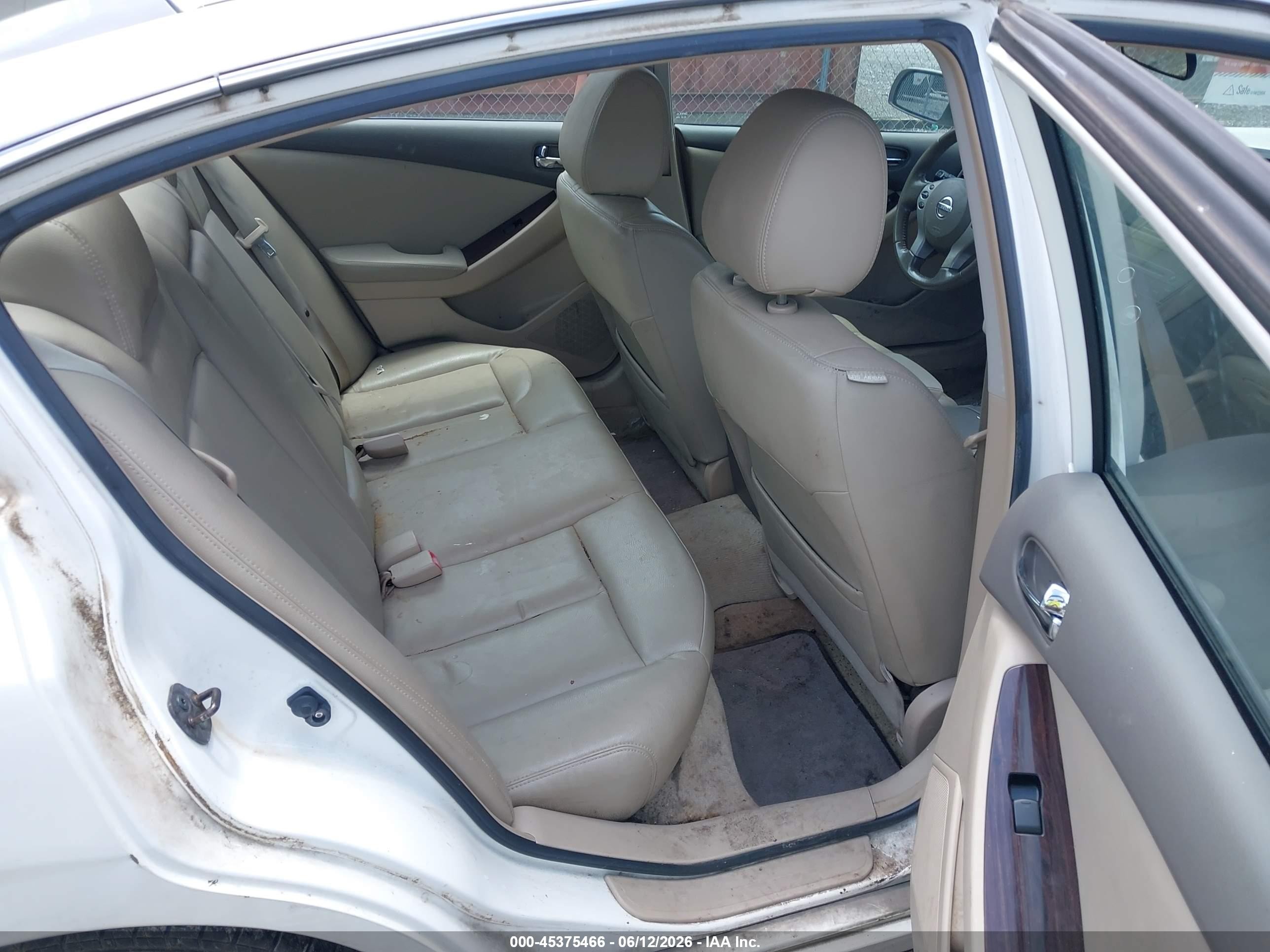 2010 Nissan Altima 2.5 S White vin: 1N4AL2AP8AN495254