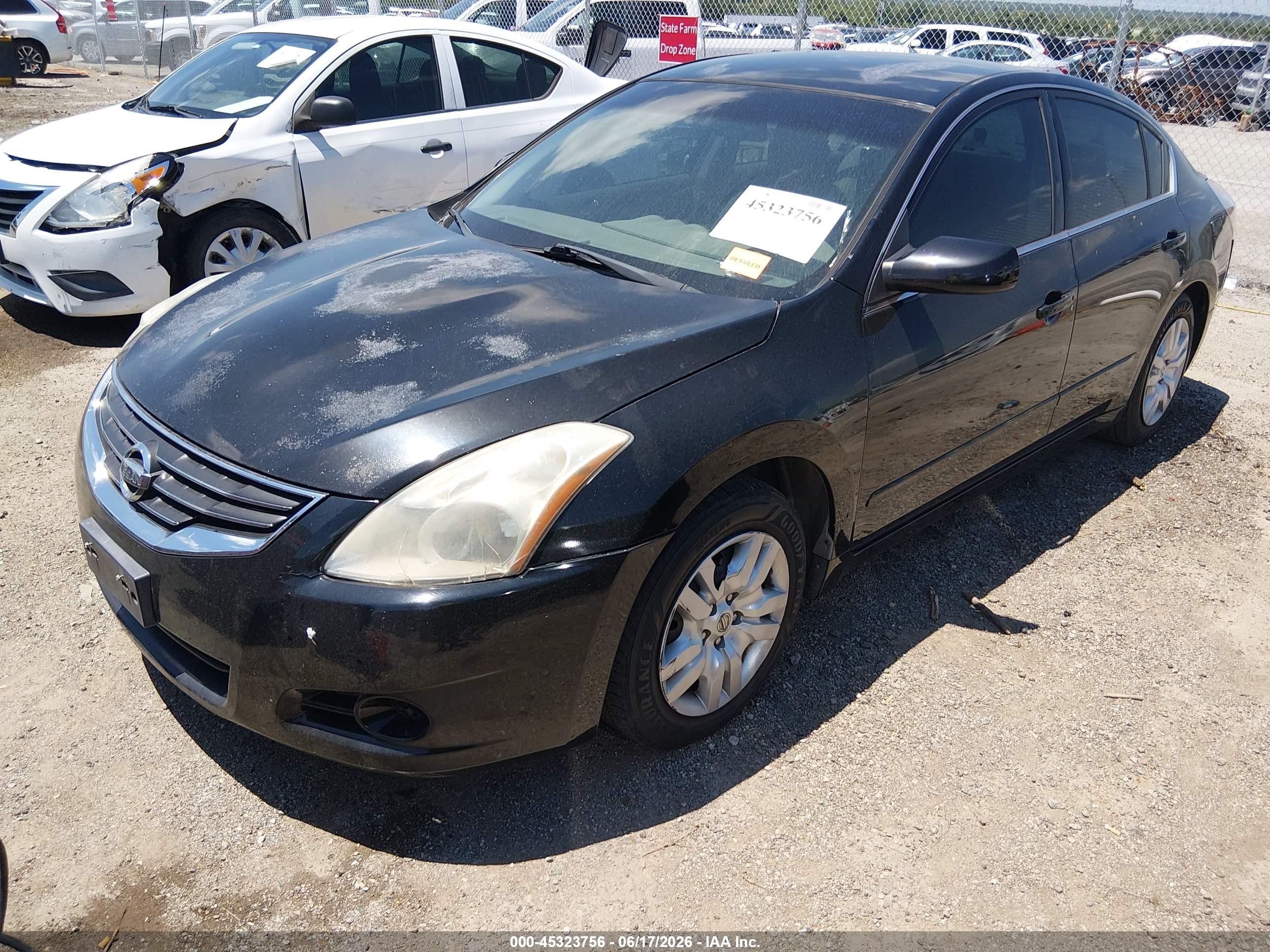 2010 Nissan Altima 2.5 Black vin: 1N4AL2AP8AN507757