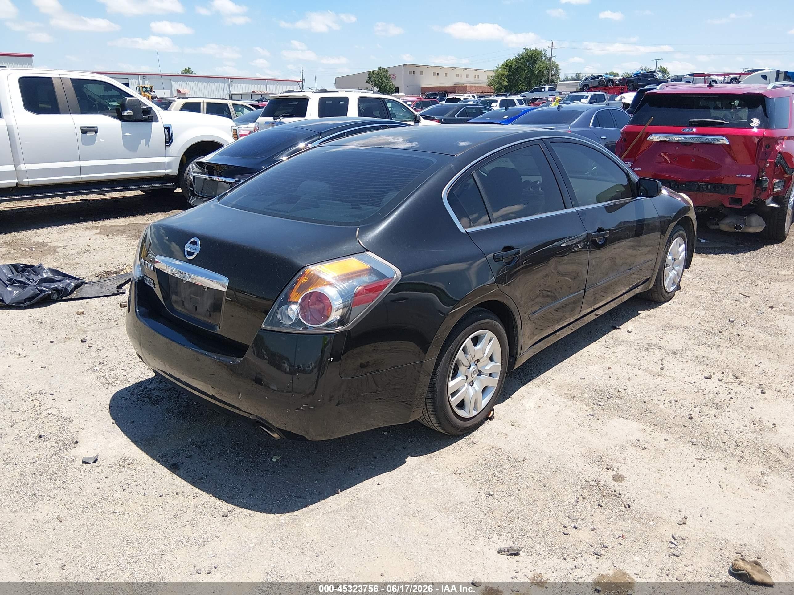 2010 Nissan Altima 2.5 Black vin: 1N4AL2AP8AN507757