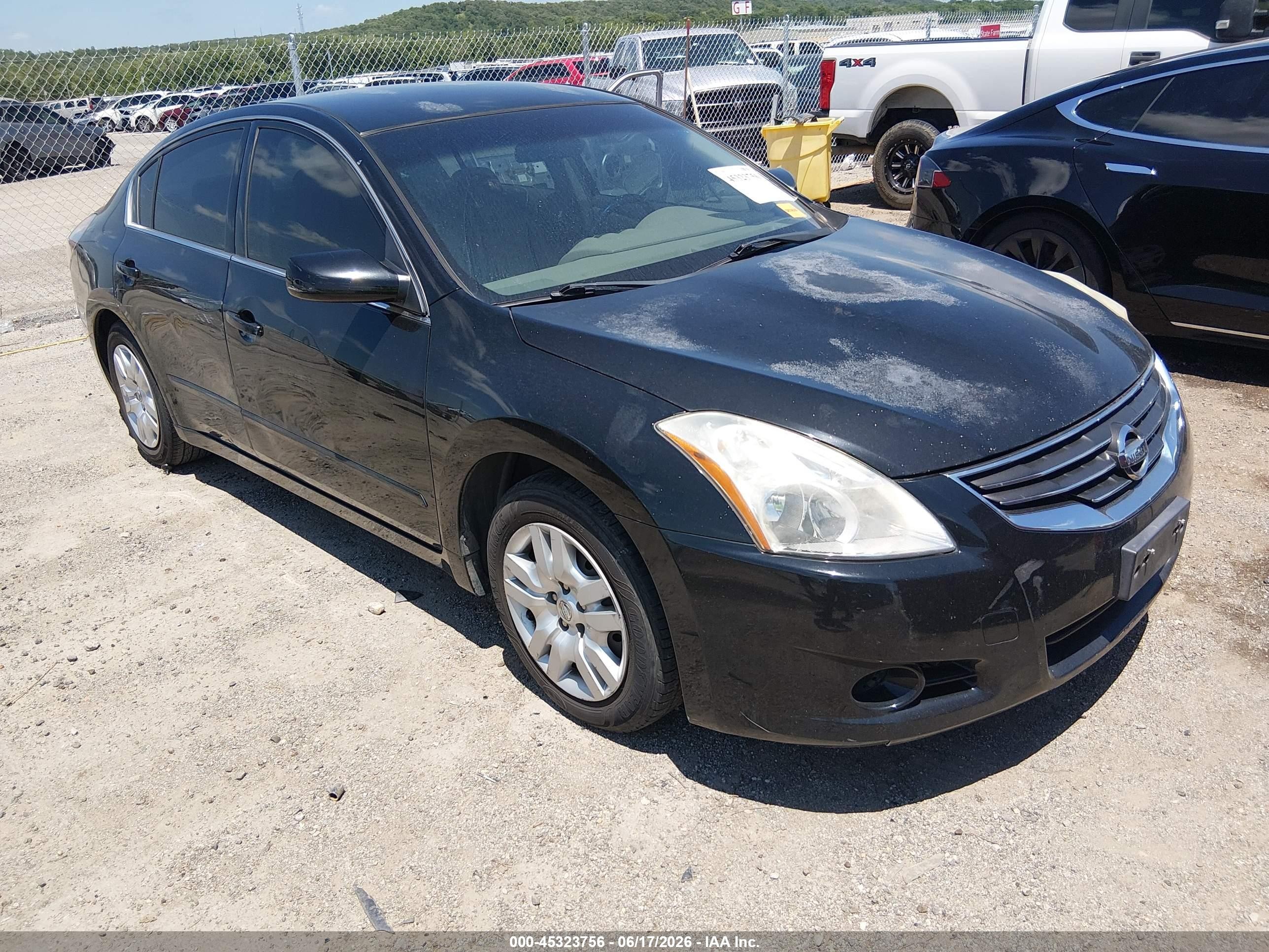 2010 Nissan Altima 2.5 Black vin: 1N4AL2AP8AN507757