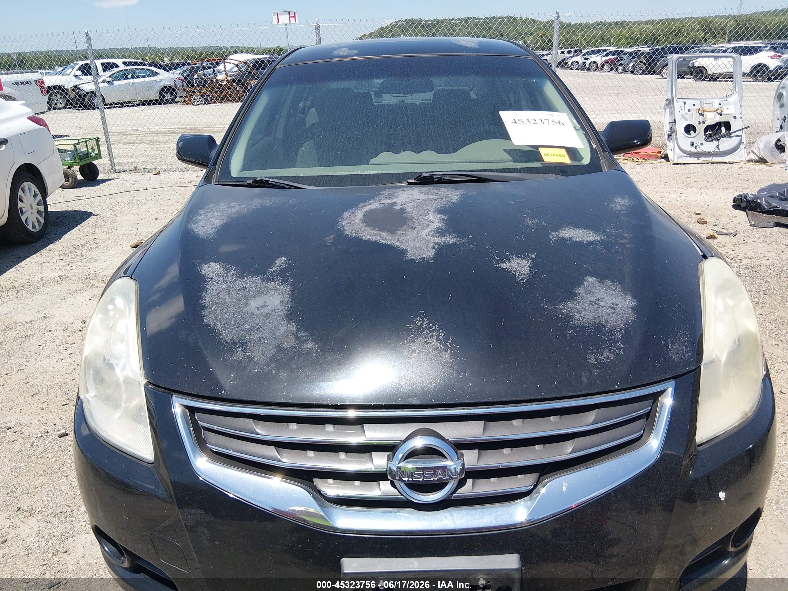 2010 Nissan Altima 2.5 Black vin: 1N4AL2AP8AN507757