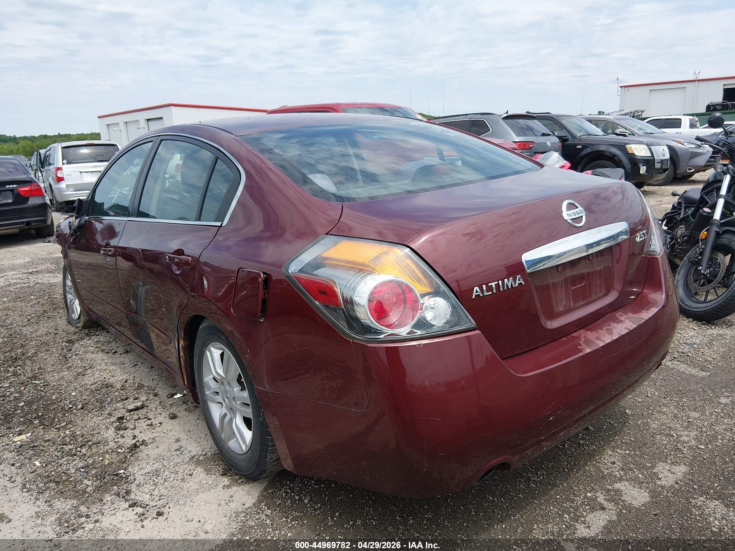 2010 Nissan Altima 2.5 S Maroon vin: 1N4AL2AP8AN510027