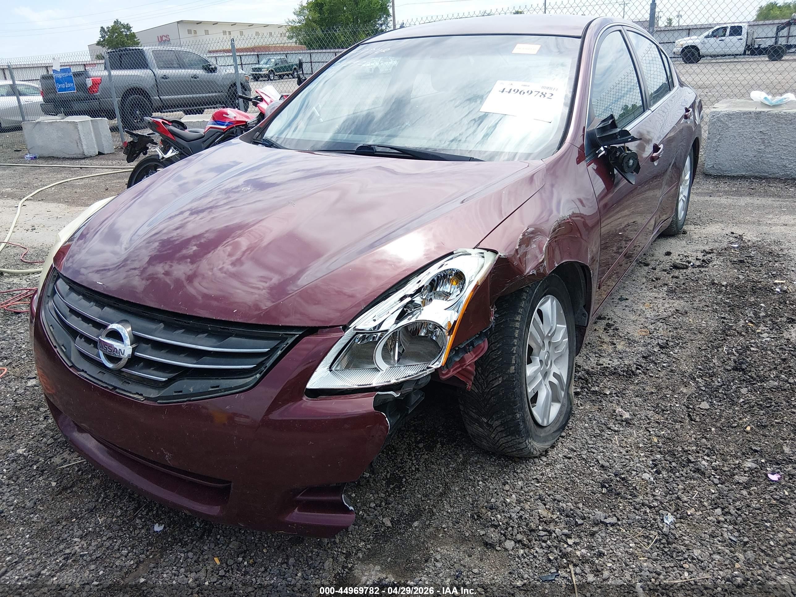 2010 Nissan Altima 2.5 S Maroon vin: 1N4AL2AP8AN510027