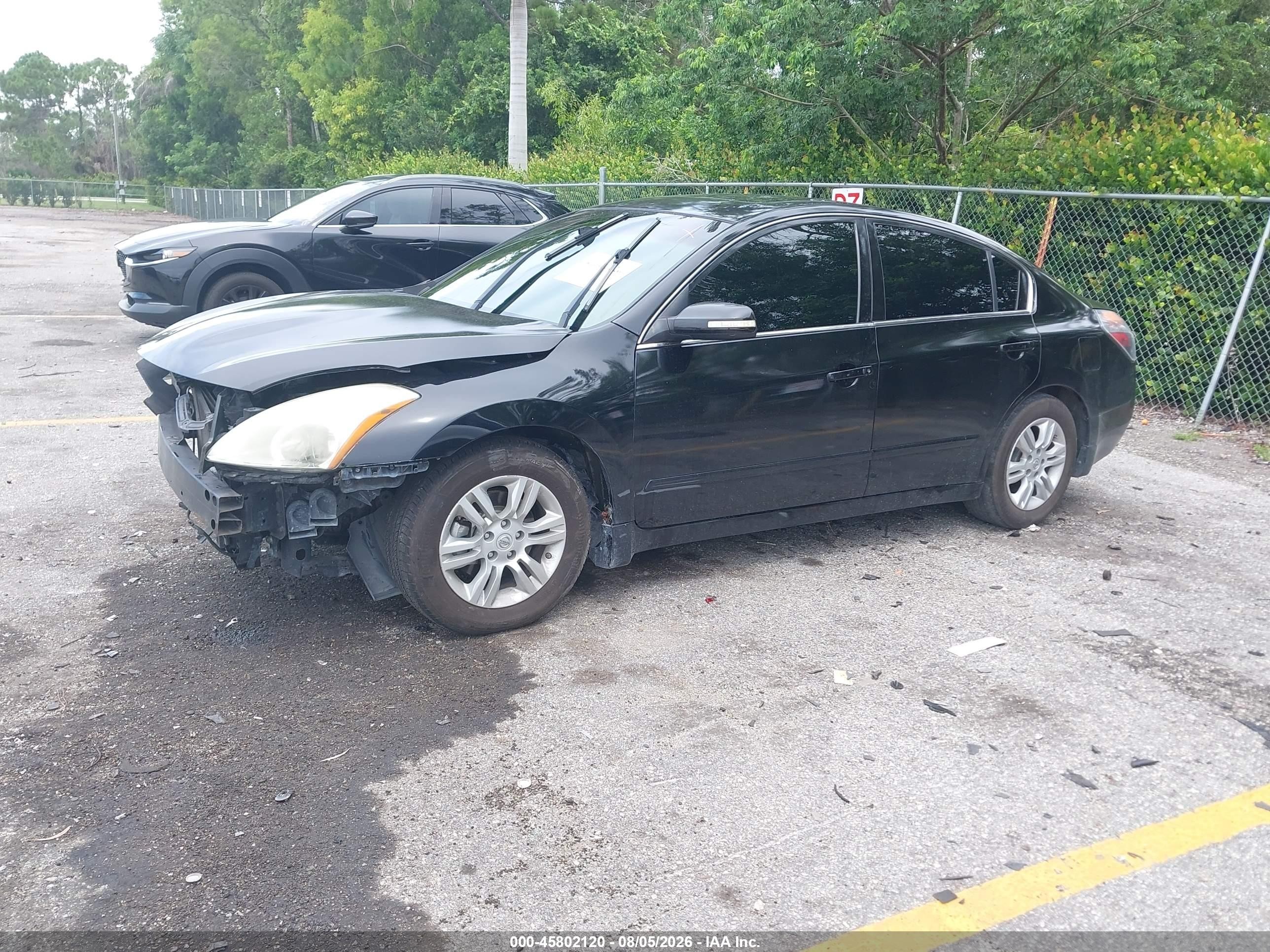 2010 Nissan Altima 2.5 S Black vin: 1N4AL2AP8AN528057