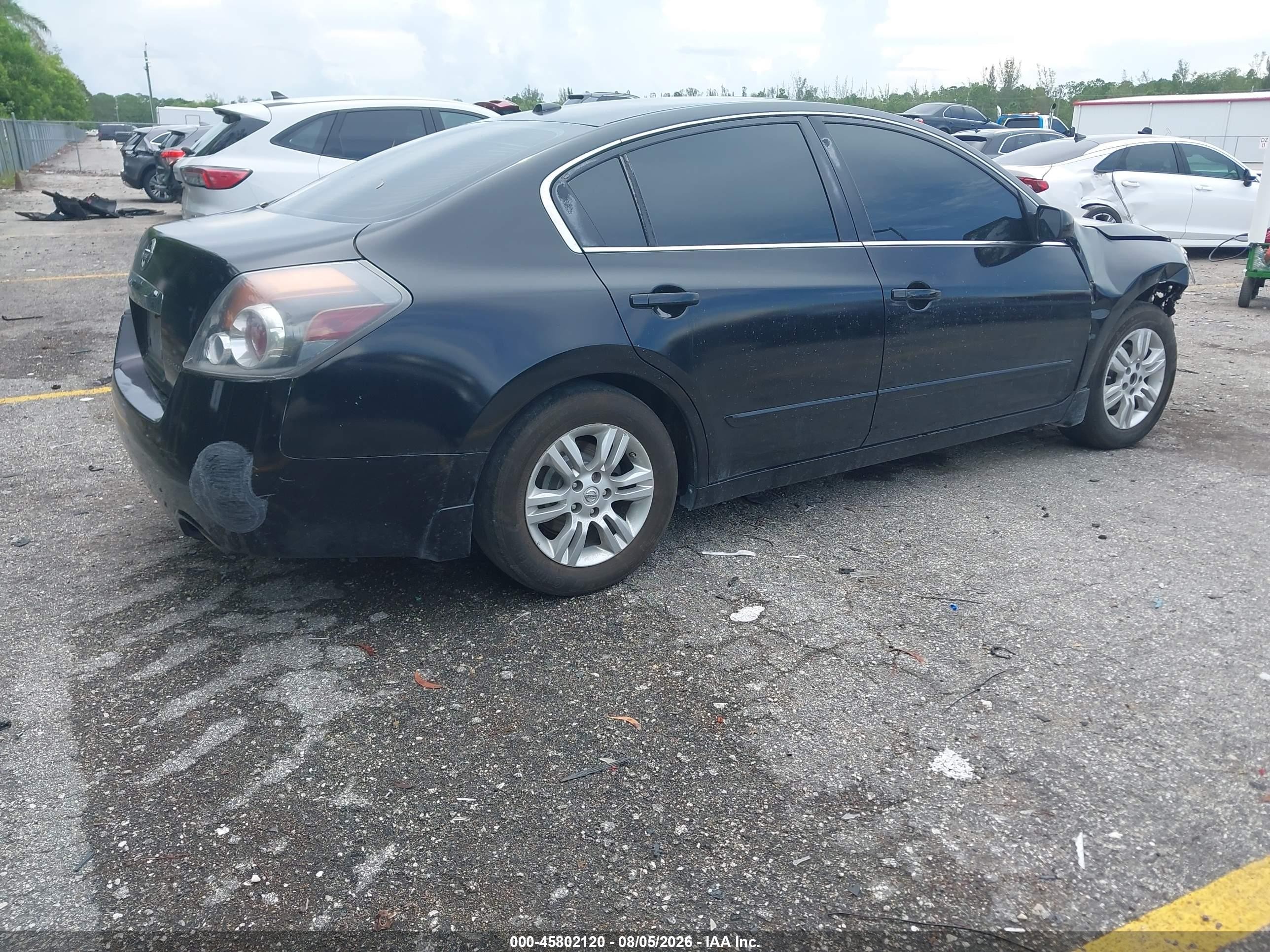 2010 Nissan Altima 2.5 S Black vin: 1N4AL2AP8AN528057