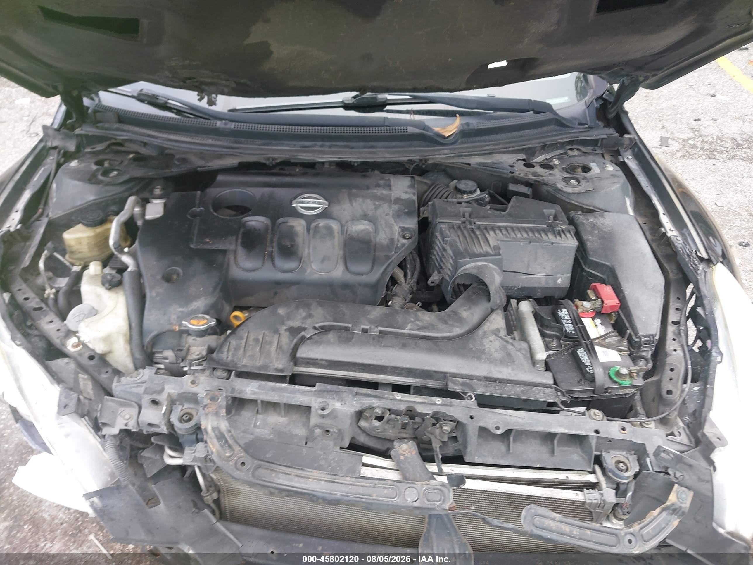 2010 Nissan Altima 2.5 S Black vin: 1N4AL2AP8AN528057