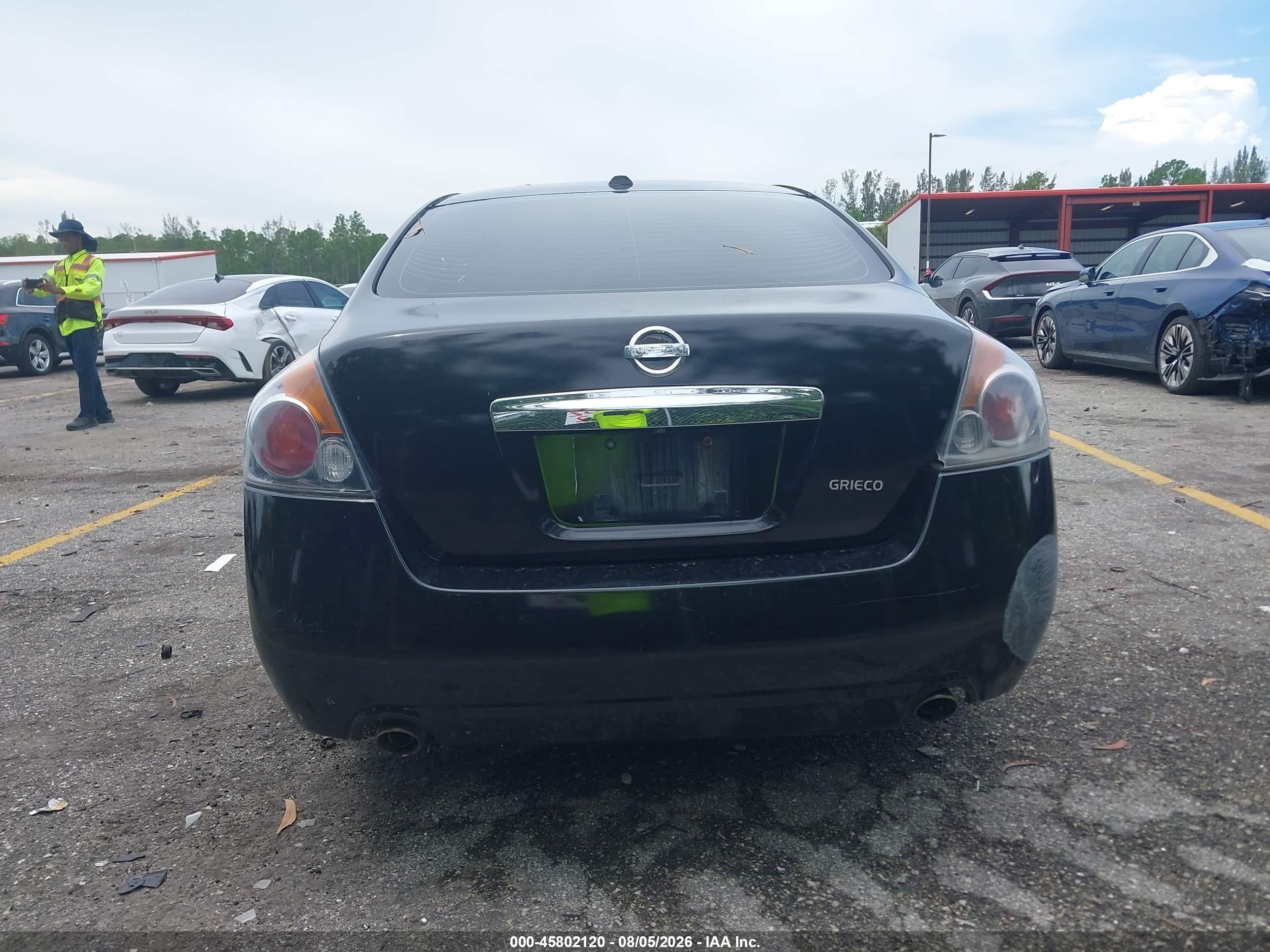 2010 Nissan Altima 2.5 S Black vin: 1N4AL2AP8AN528057