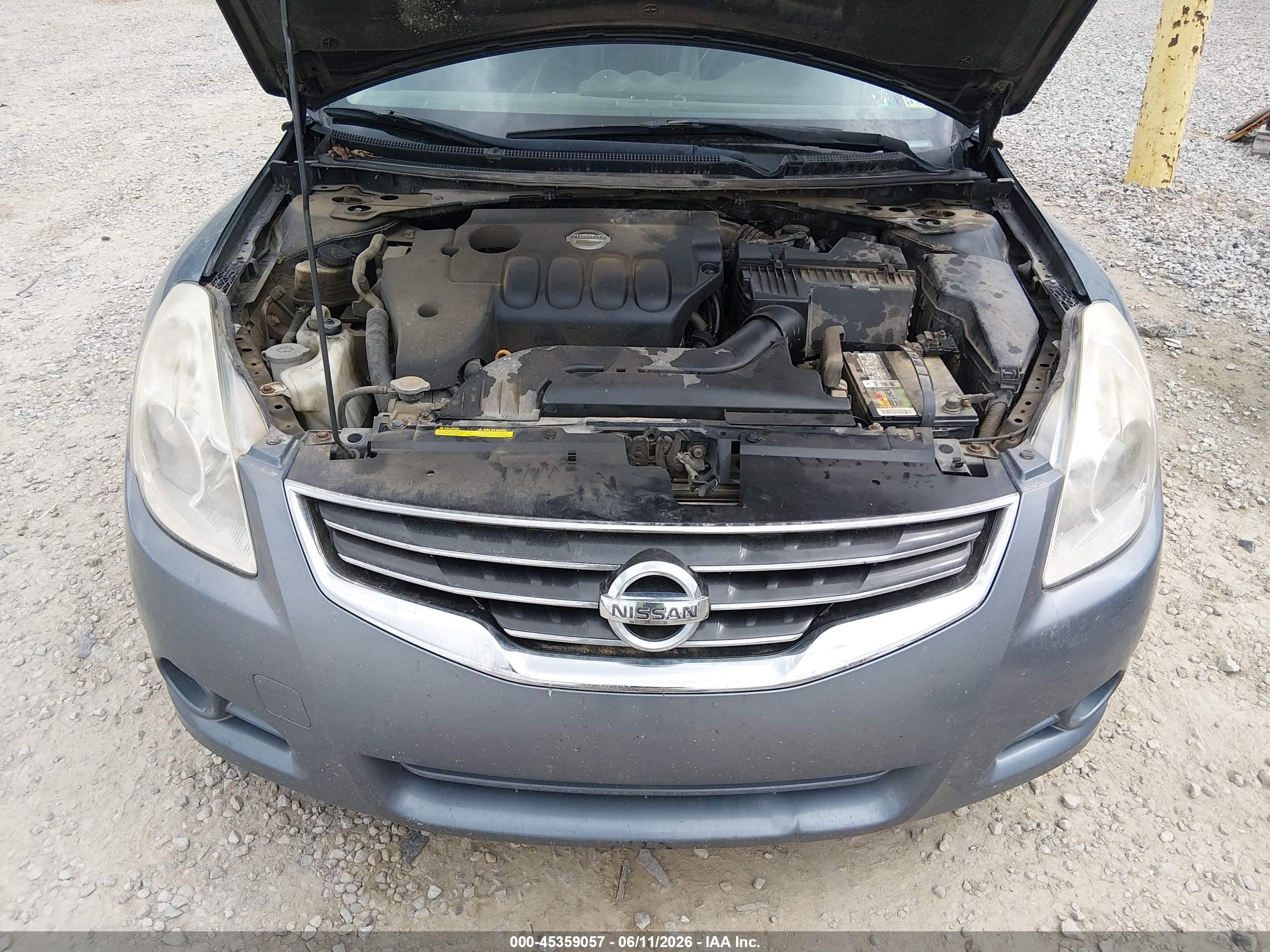 2010 Nissan Altima 2.5 S Gray vin: 1N4AL2AP8AN548115