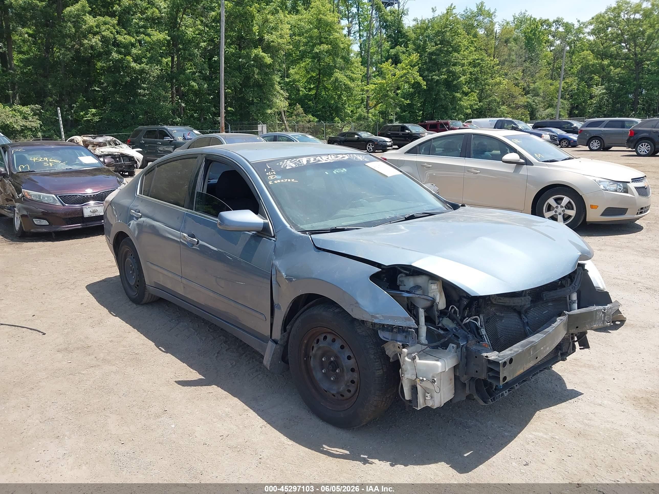 2010 Nissan Altima 2.5 S Blue vin: 1N4AL2AP8AN552732