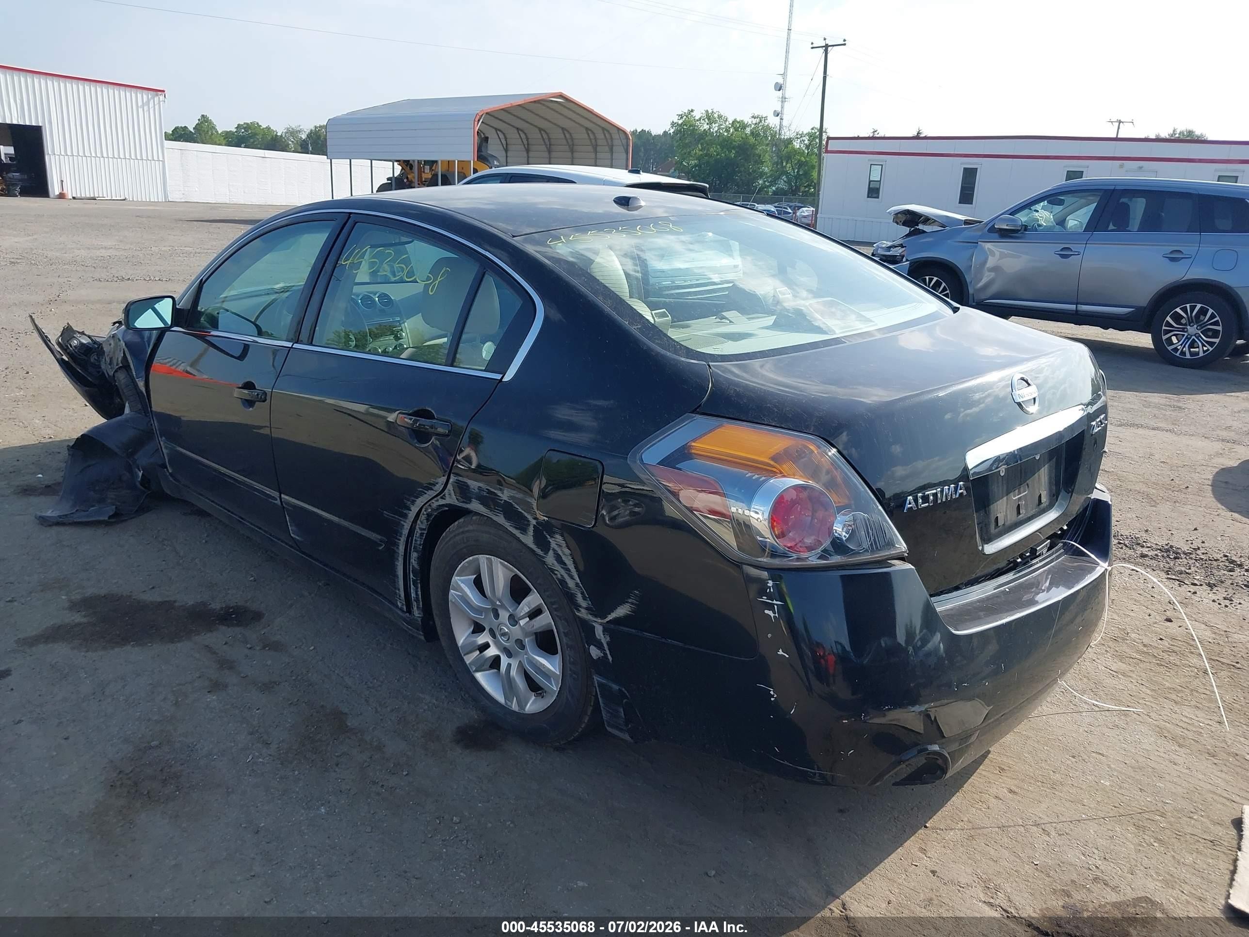 2010 Nissan Altima 2.5 S Черный vin: 1N4AL2AP8AN559891