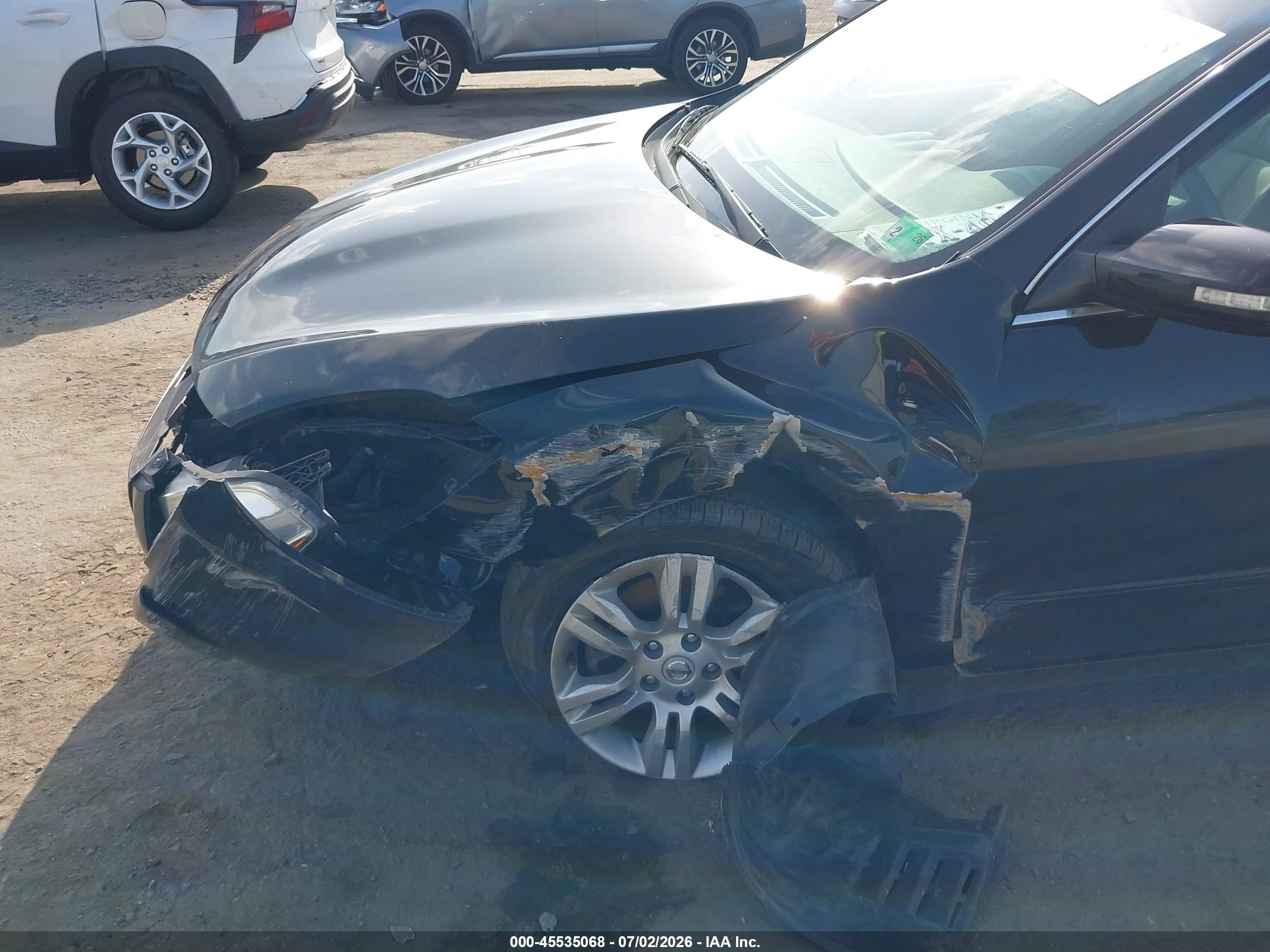 2010 Nissan Altima 2.5 S Черный vin: 1N4AL2AP8AN559891