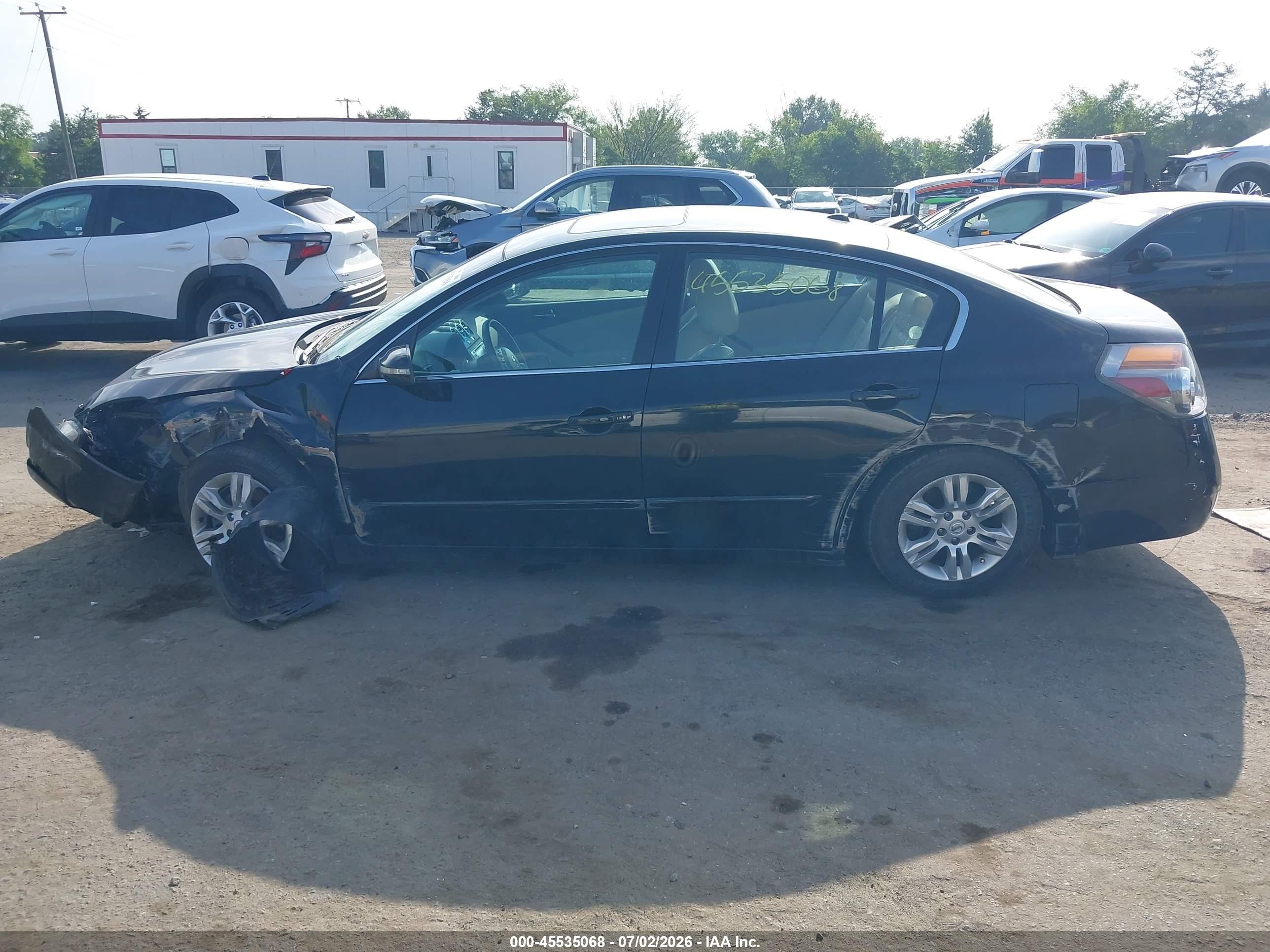 2010 Nissan Altima 2.5 S Черный vin: 1N4AL2AP8AN559891