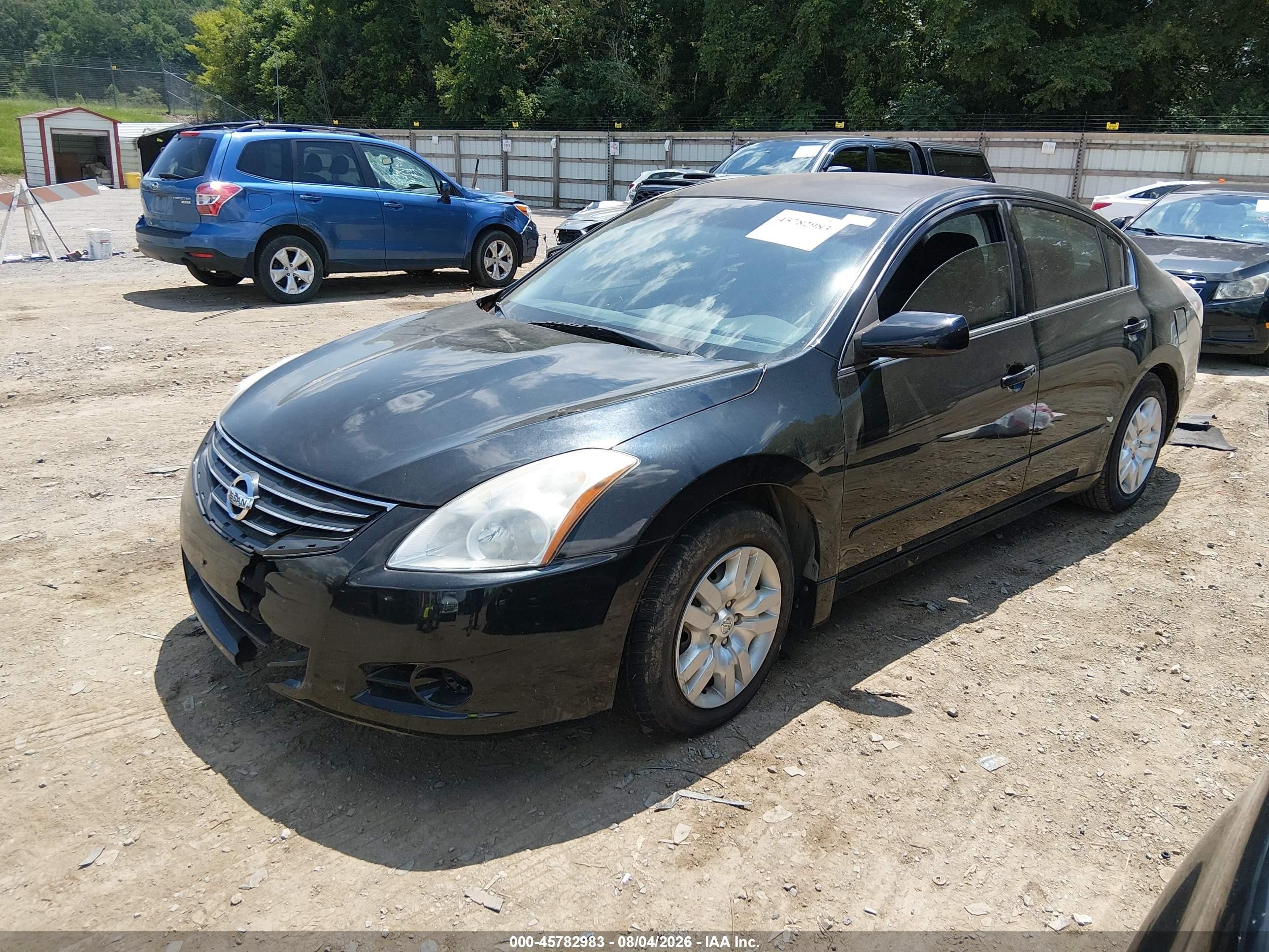 2011 Nissan Altima 2.5 S Черный vin: 1N4AL2AP8BC133454