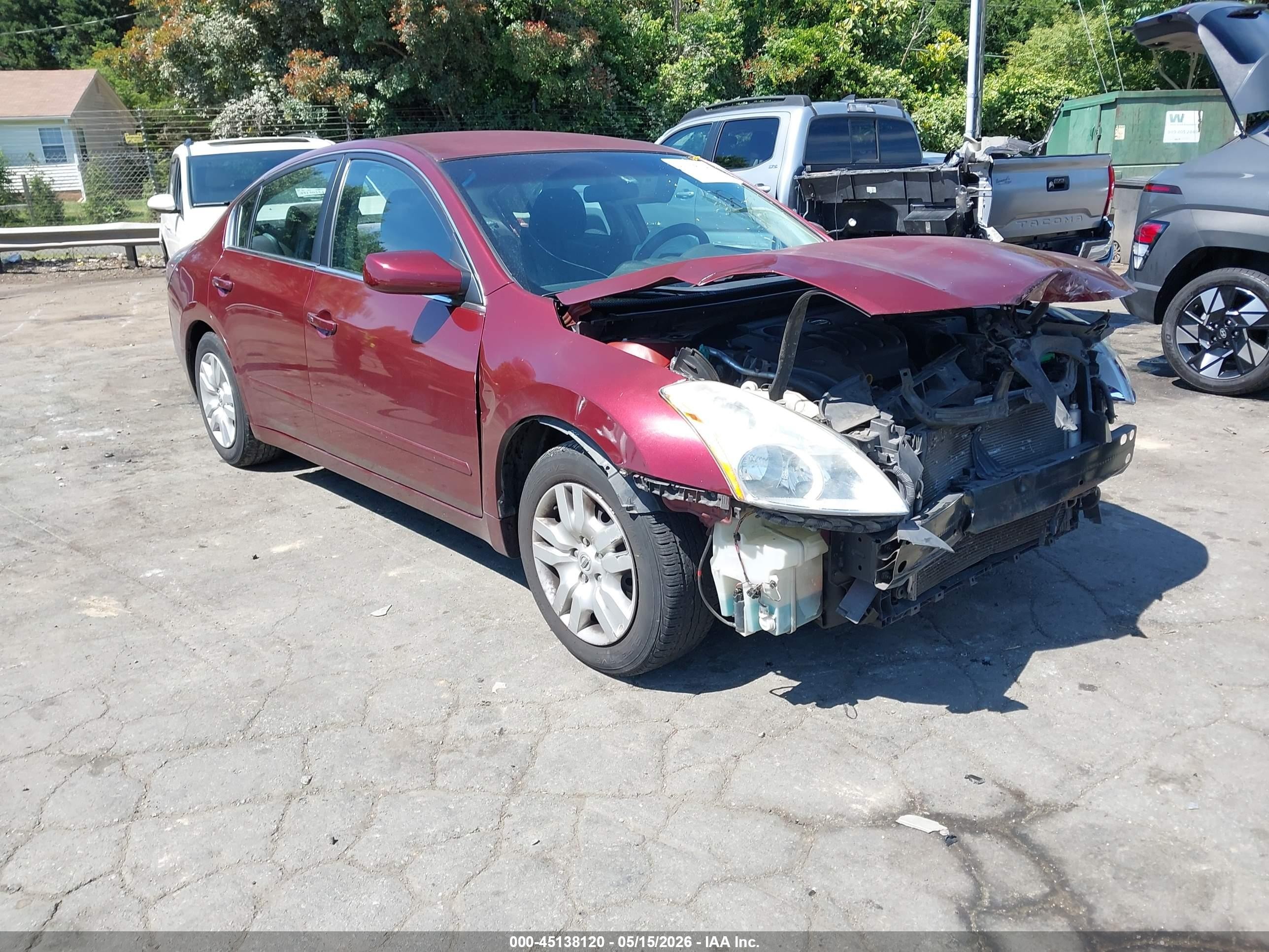 2011 Nissan Altima 2.5 S Burgundy vin: 1N4AL2AP8BC152862