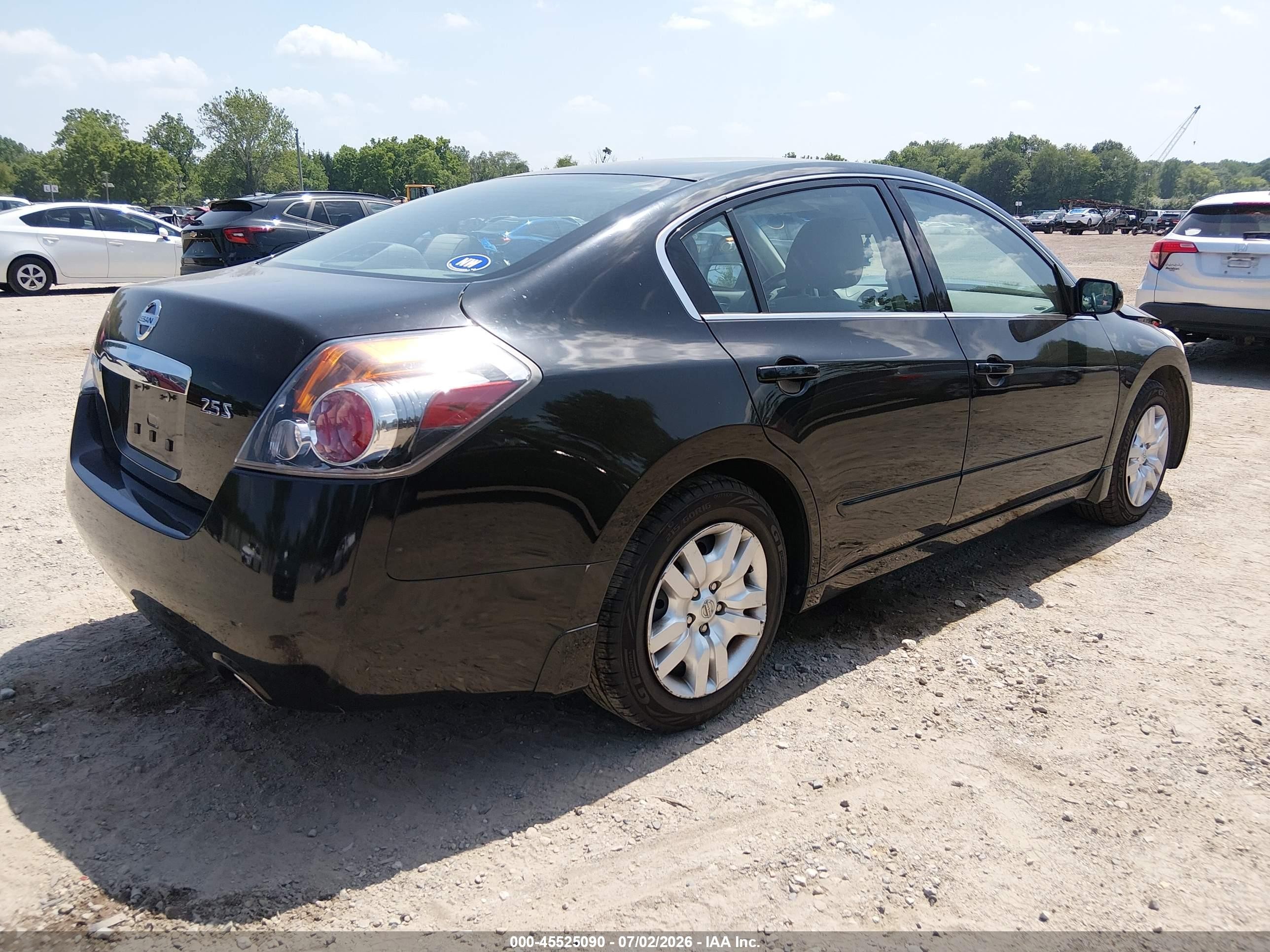 2011 Nissan Altima 2.5 S Black vin: 1N4AL2AP8BC167264