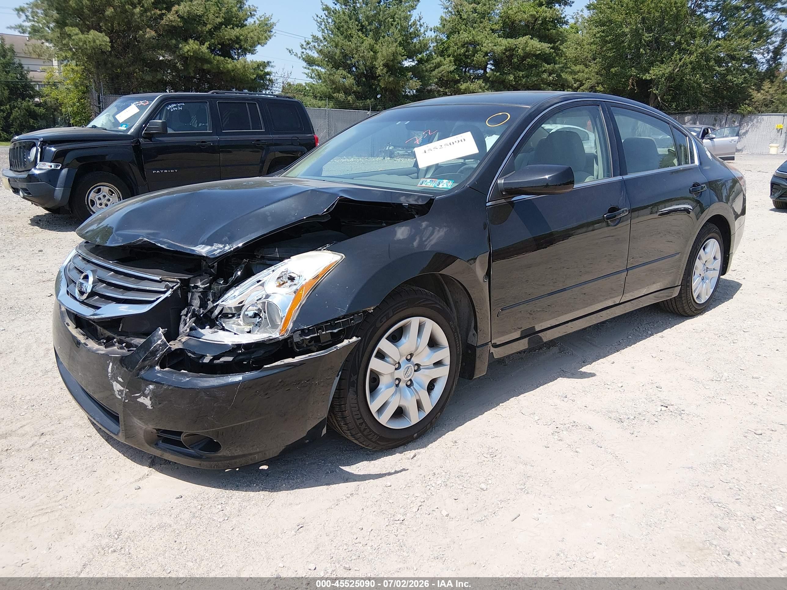 2011 Nissan Altima 2.5 S Black vin: 1N4AL2AP8BC167264