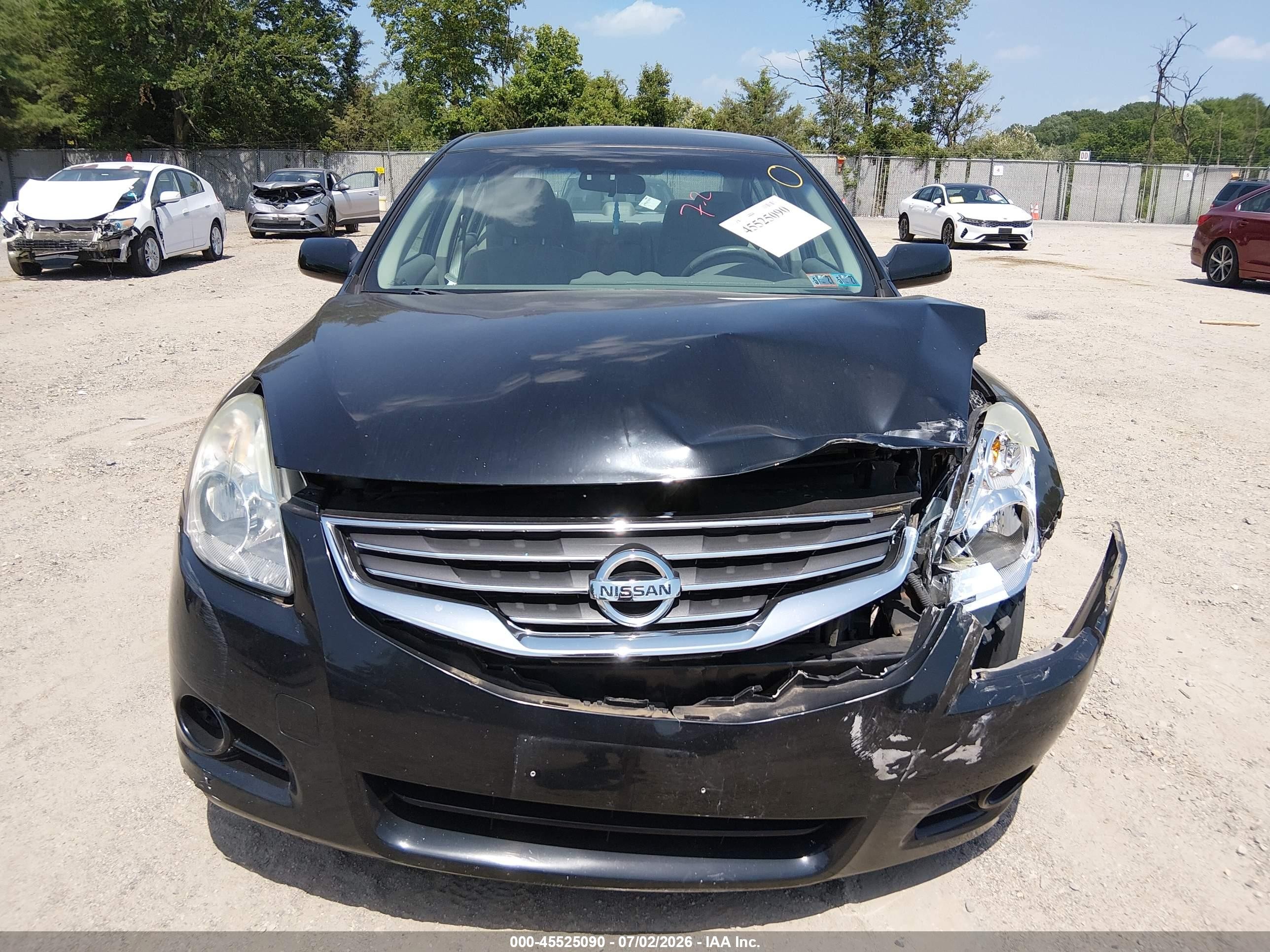 2011 Nissan Altima 2.5 S Black vin: 1N4AL2AP8BC167264