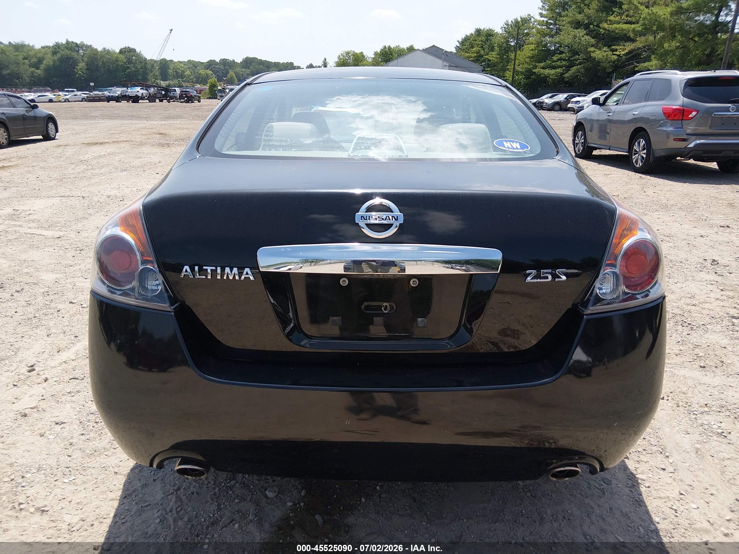 2011 Nissan Altima 2.5 S Black vin: 1N4AL2AP8BC167264