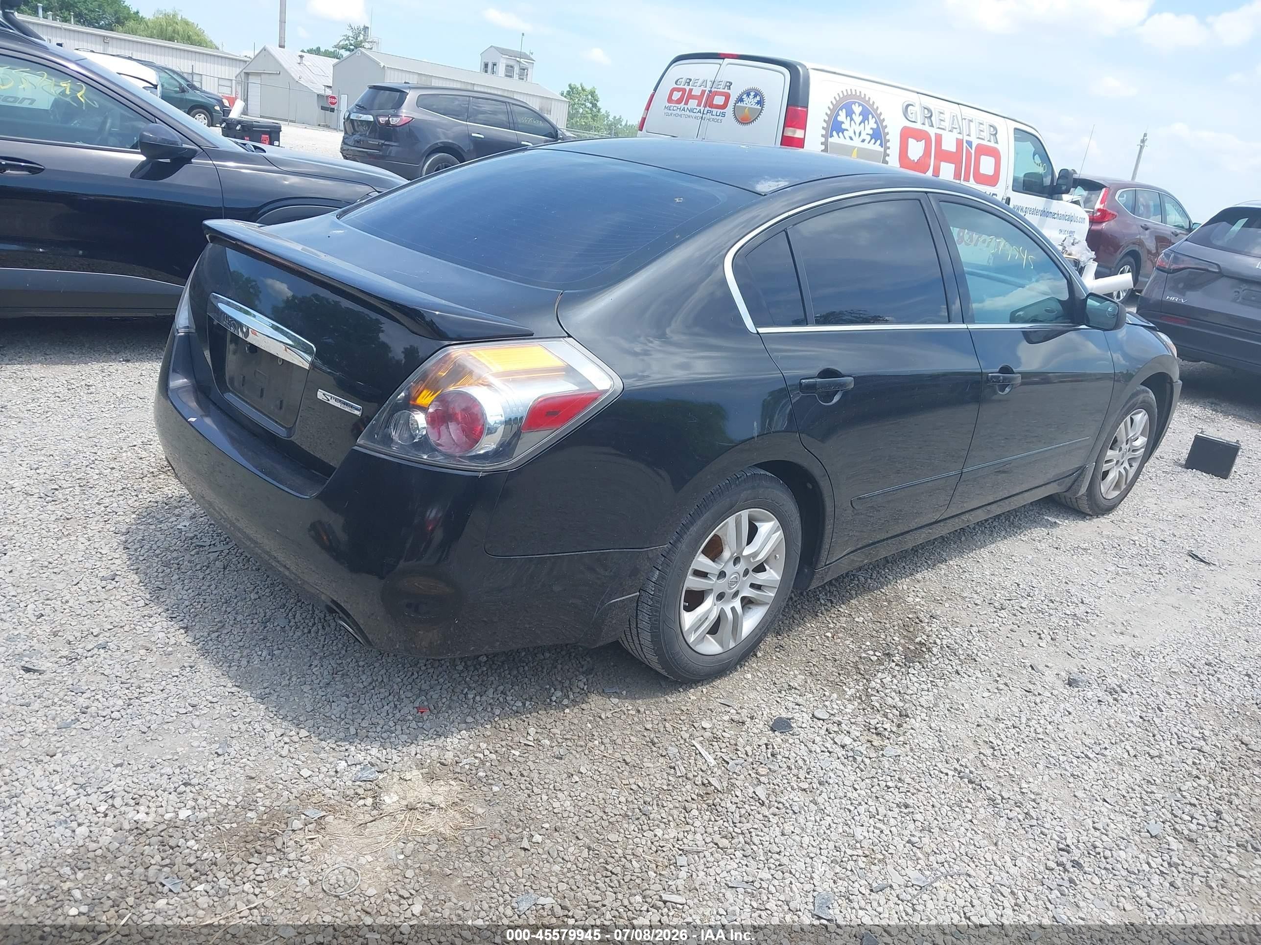 2011 Nissan Altima 2.5 S Black vin: 1N4AL2AP8BC172366
