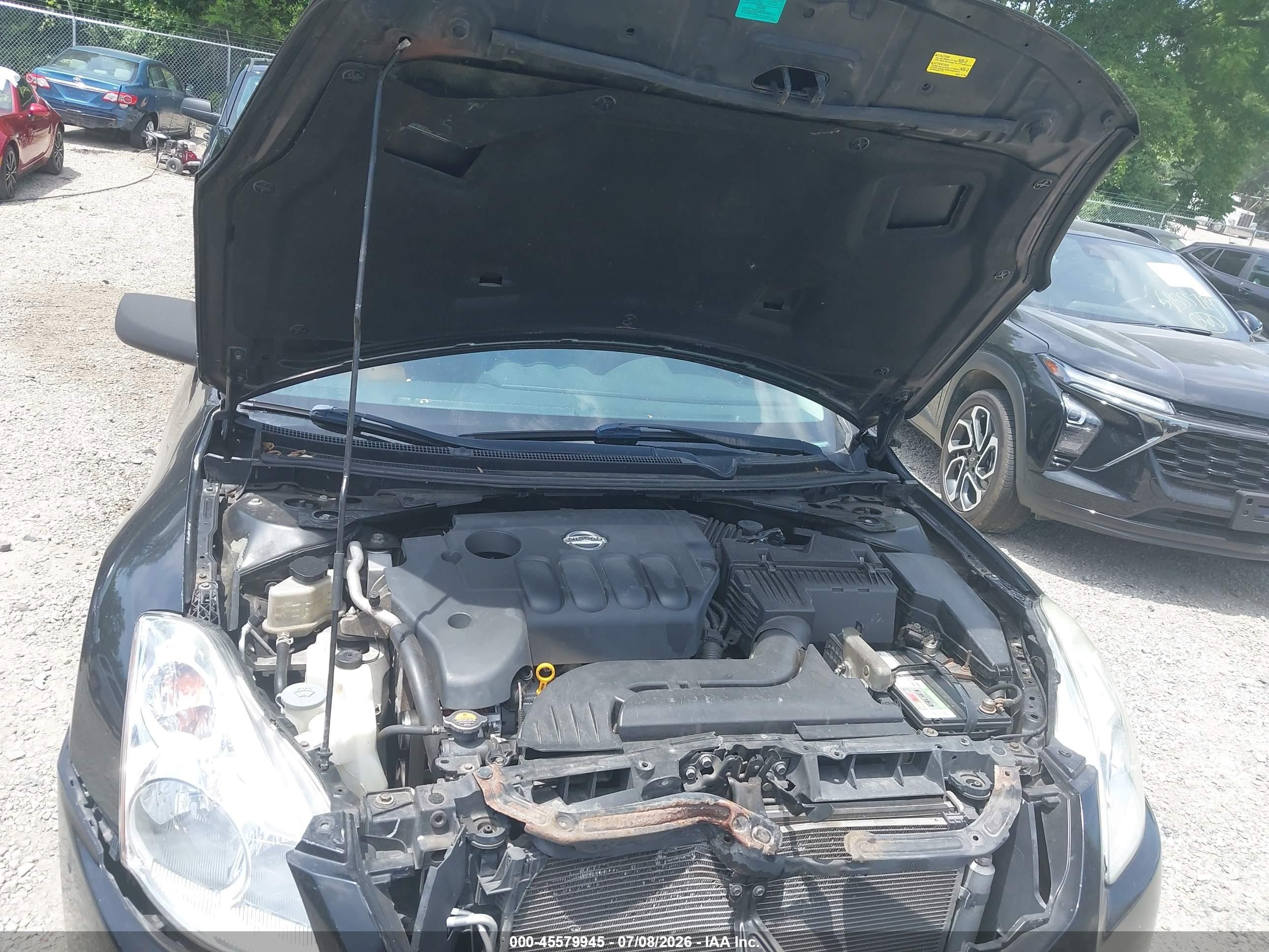 2011 Nissan Altima 2.5 S Black vin: 1N4AL2AP8BC172366