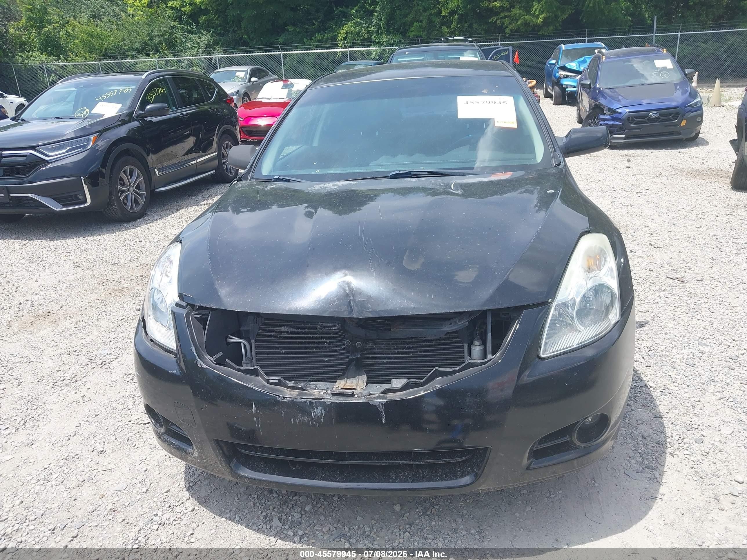 2011 Nissan Altima 2.5 S Black vin: 1N4AL2AP8BC172366