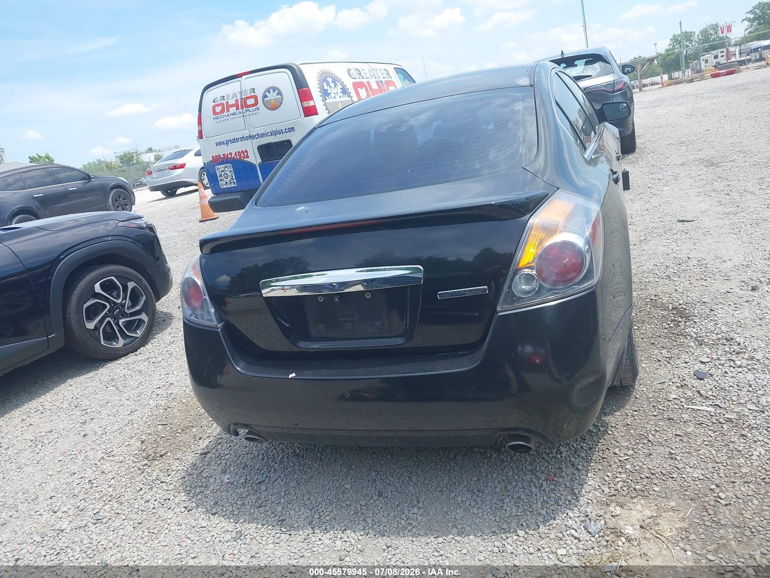 2011 Nissan Altima 2.5 S Black vin: 1N4AL2AP8BC172366