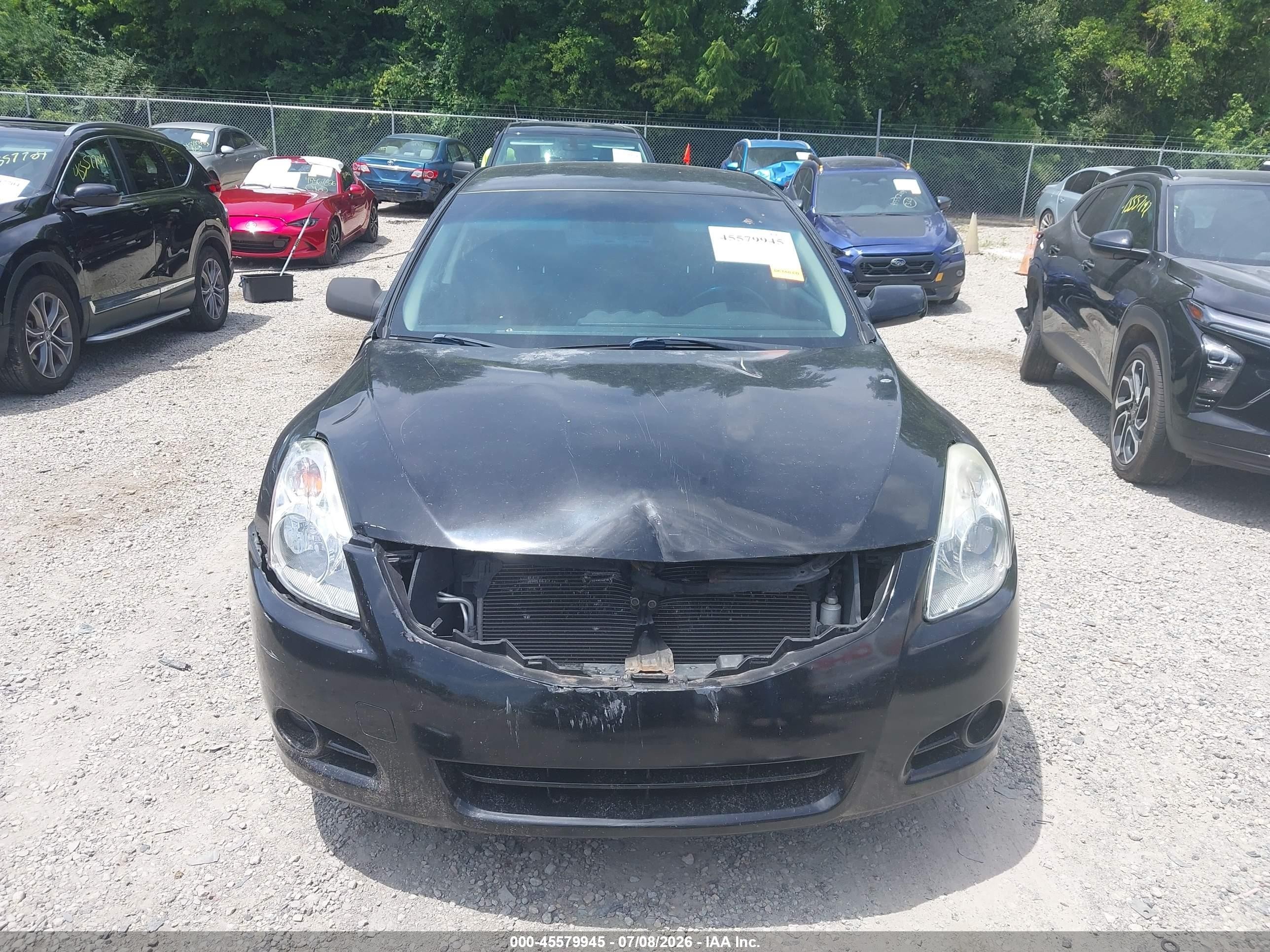 2011 Nissan Altima 2.5 S Black vin: 1N4AL2AP8BC172366