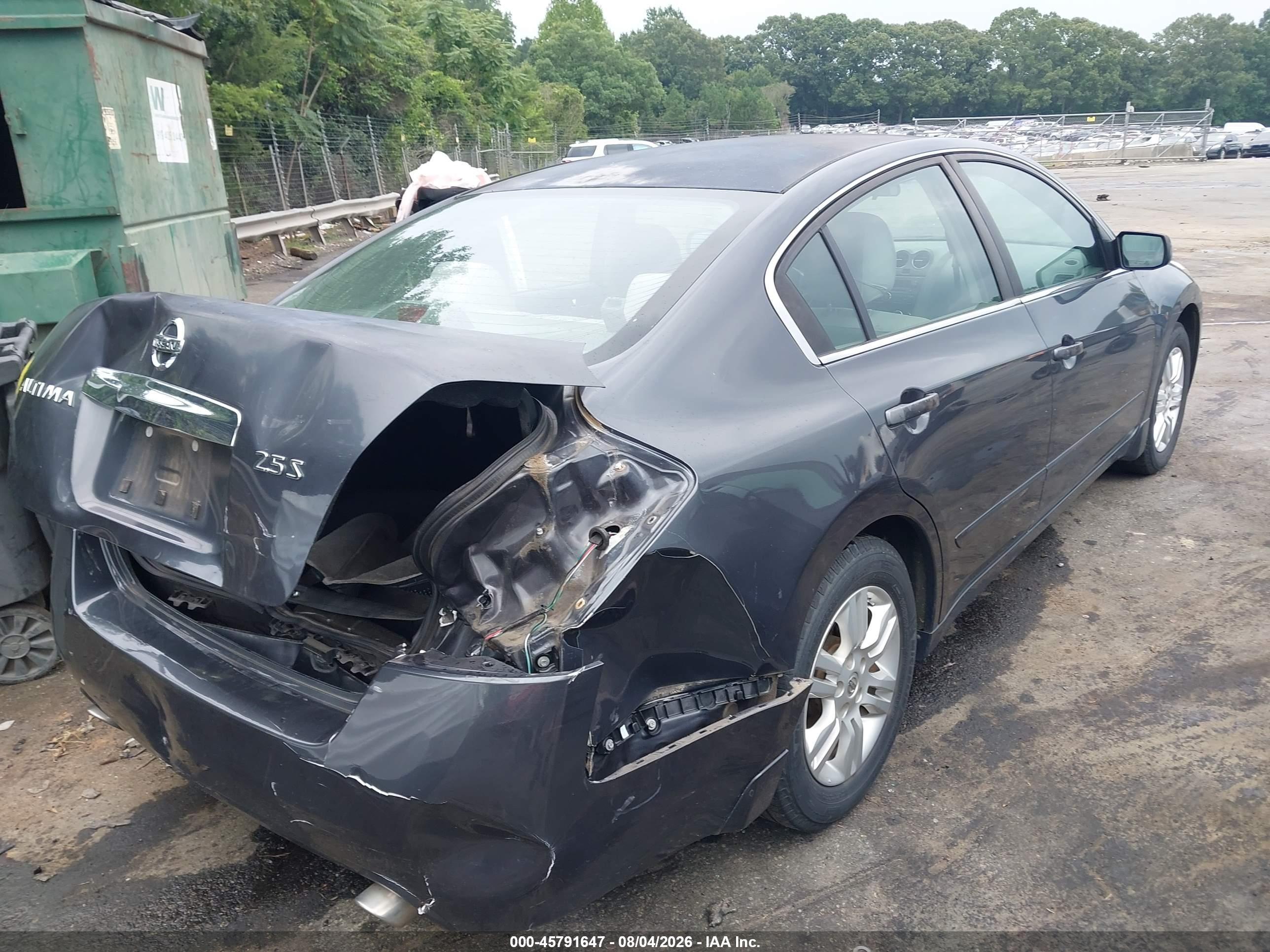 2011 Nissan Altima 2.5 S Gray vin: 1N4AL2AP8BN410298