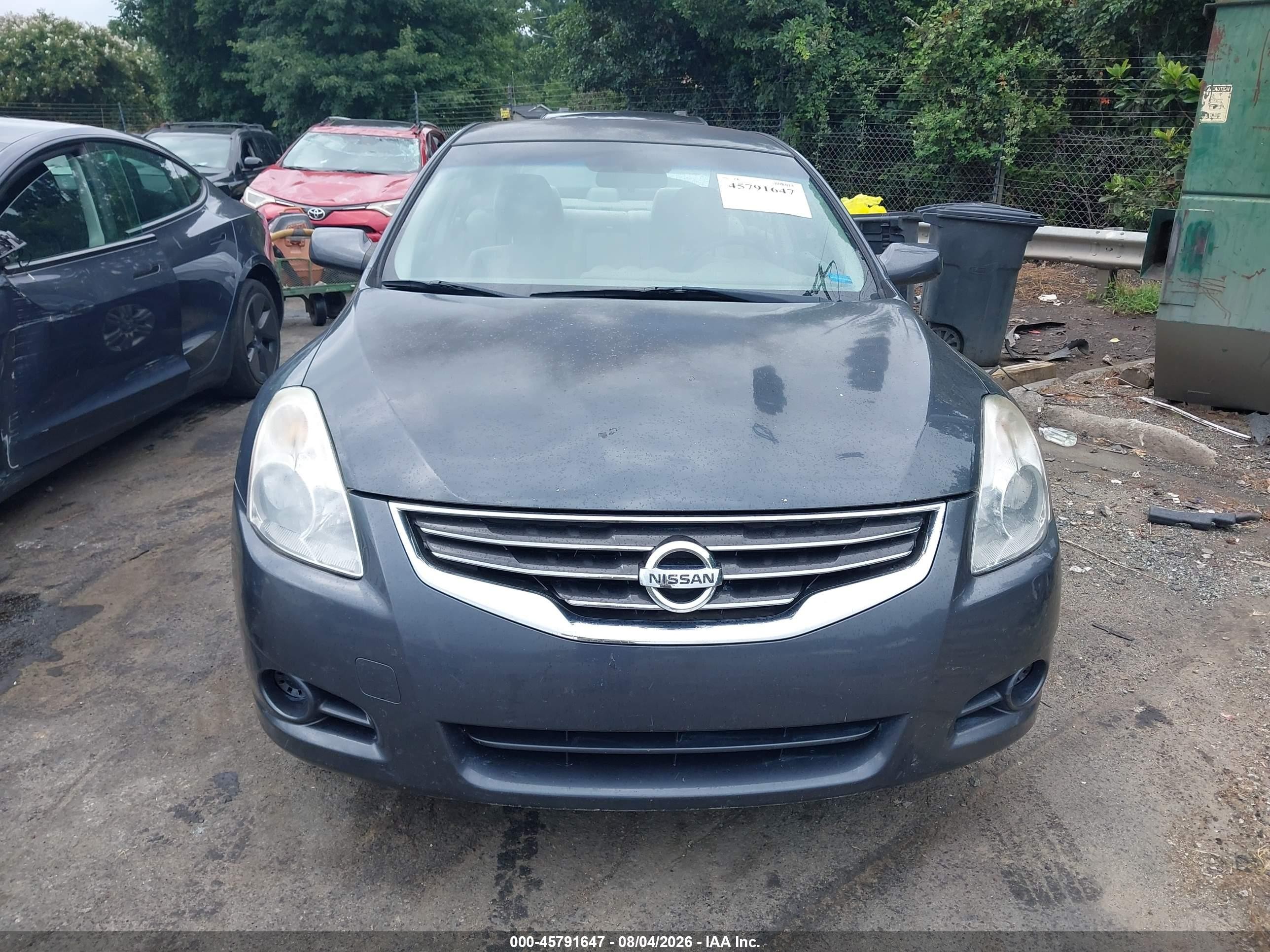 2011 Nissan Altima 2.5 S Gray vin: 1N4AL2AP8BN410298
