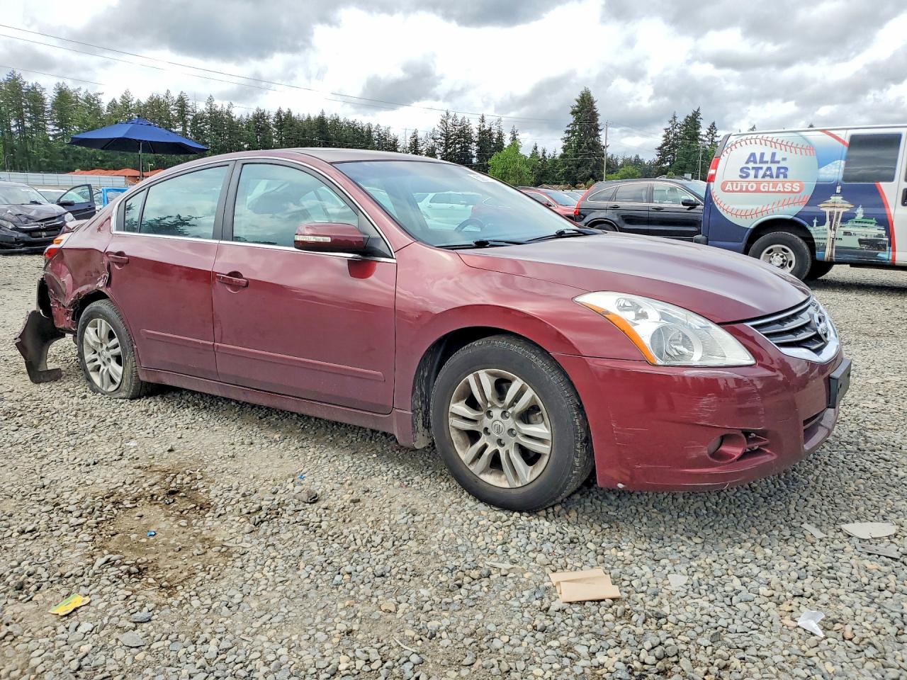 2011 Nissan Altima 2.5 Maroon vin: 1N4AL2AP8BN412911