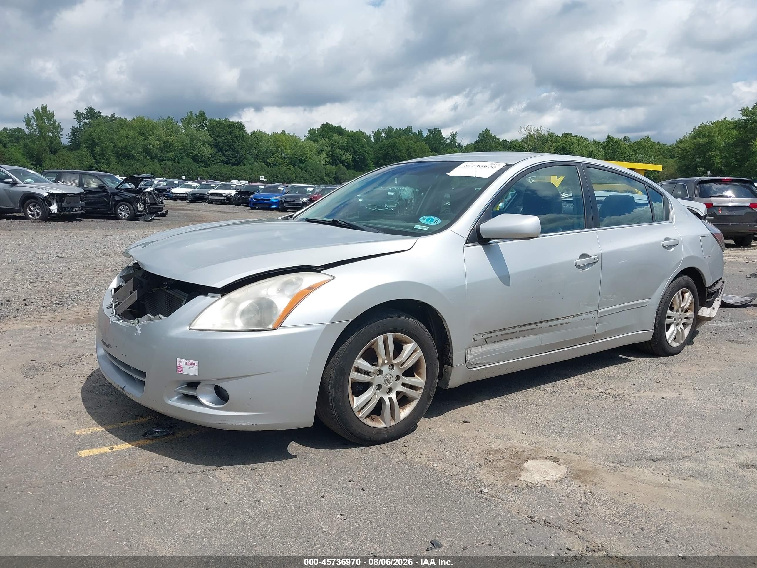 2011 Nissan Altima 2.5 S Серый vin: 1N4AL2AP8BN431121