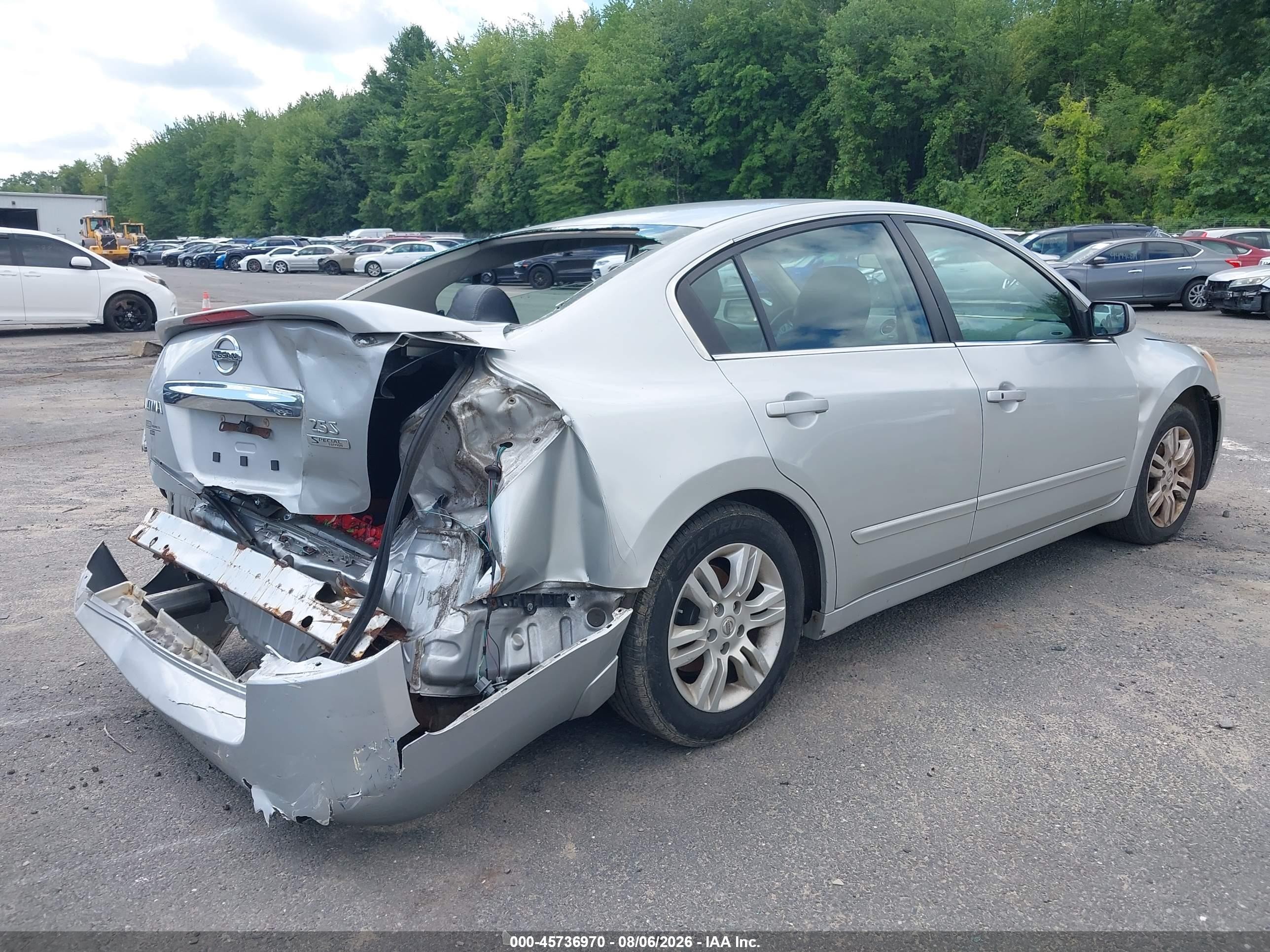 2011 Nissan Altima 2.5 S Серый vin: 1N4AL2AP8BN431121