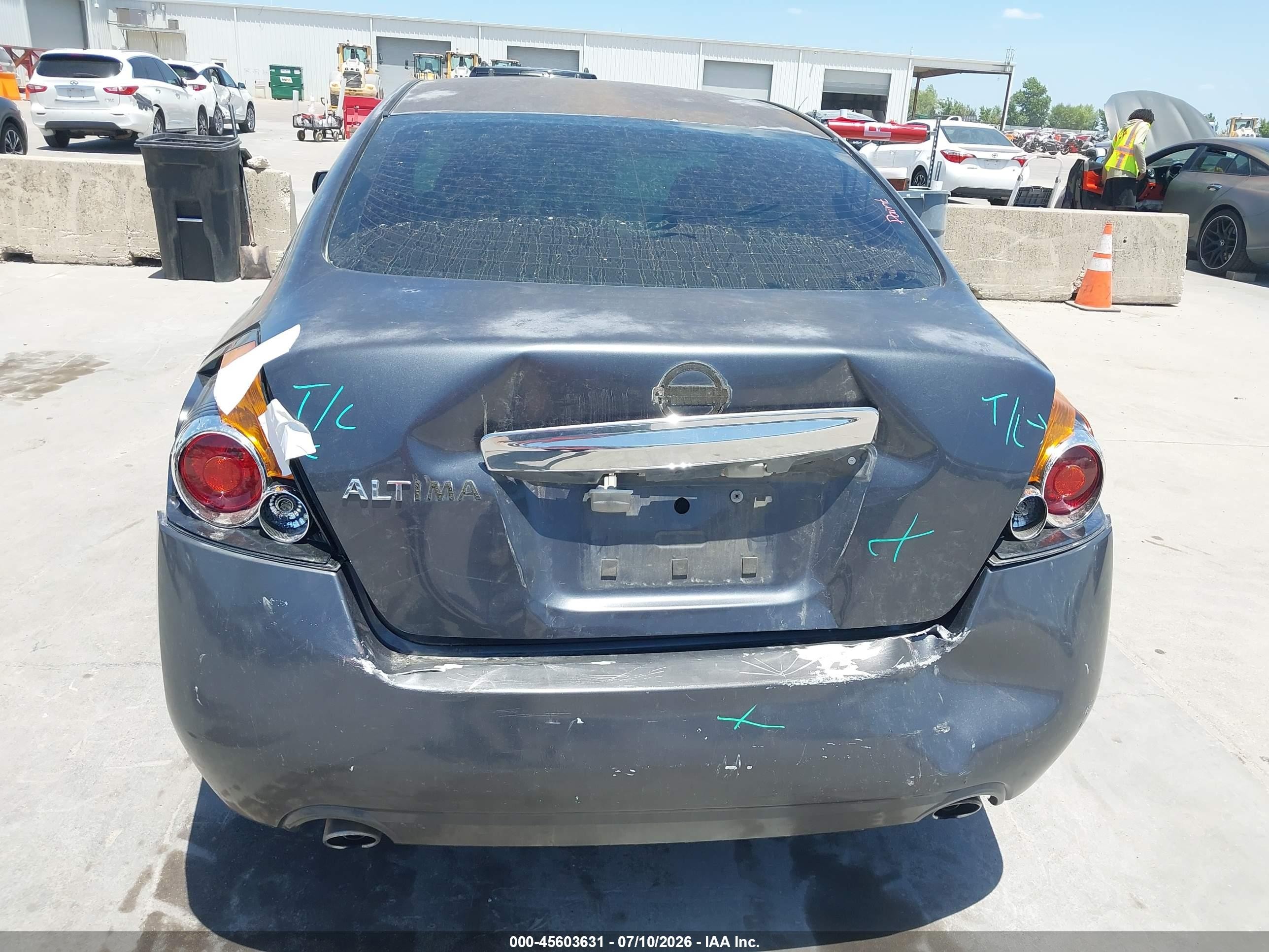 2011 Nissan Altima 2.5 Gray vin: 1N4AL2AP8BN454754