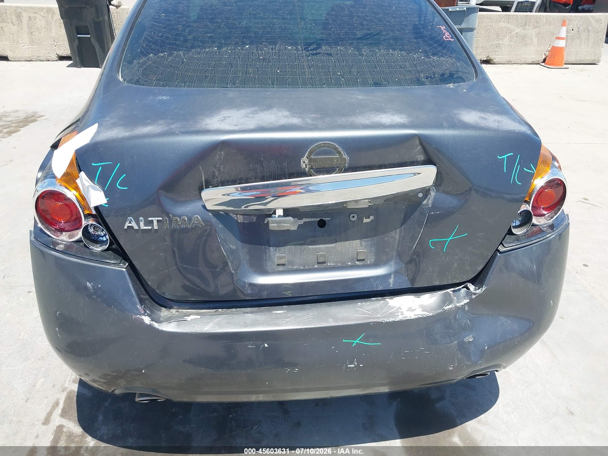 2011 Nissan Altima 2.5 Gray vin: 1N4AL2AP8BN454754